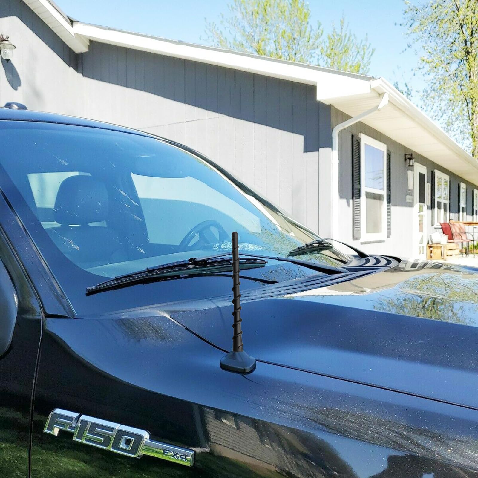 Vofono Short Antenna For Ford F150 F-150 2009-2025, 7 Inch Ford F-150 Raptor Lightning 2017-2025 F-250 F-350 Bronco Pickup Truck