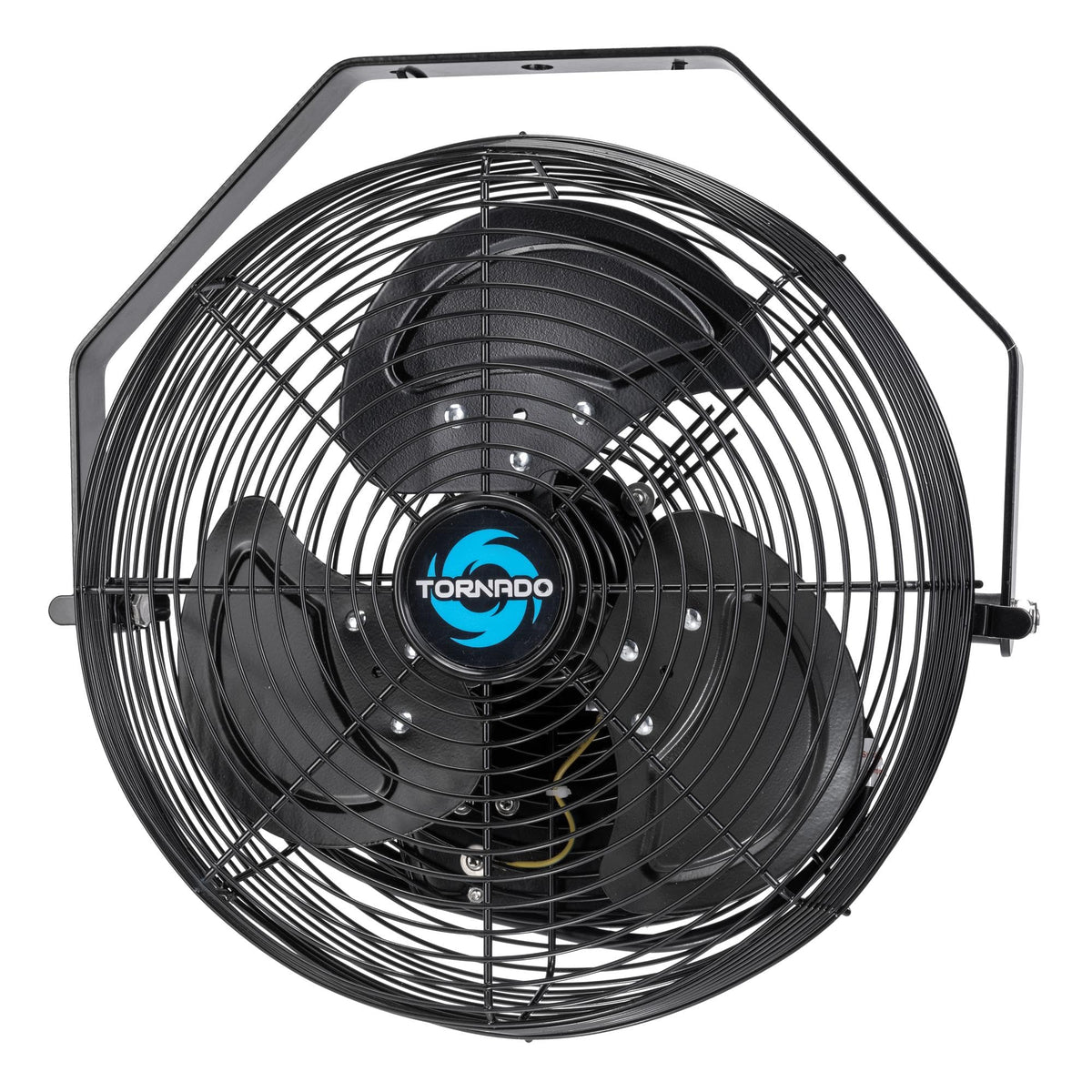 Tornado 12 Inch Outdoor Rated Ipx4 Water Resistant High Velocity Metal Industrial Wall Mount Fan For Commercial, Industrial, Res