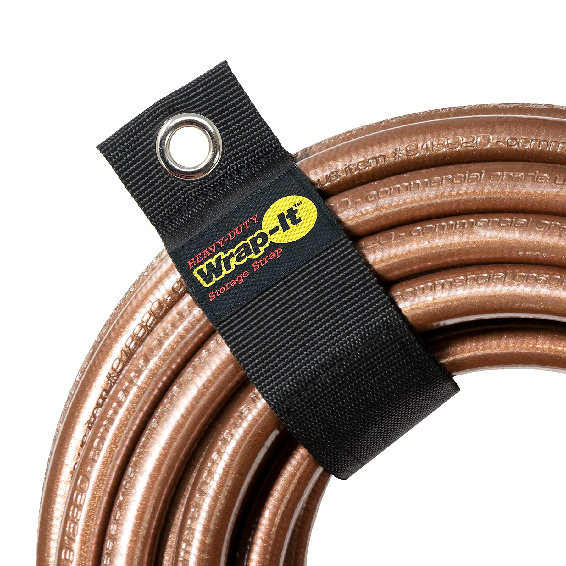 Heavy Duty Wrap It Storage Straps, 28 Inch (2 Pack)   Hook And Loop Garden Hose Hanger, Pool Hose Storage Organizer For Cords, H