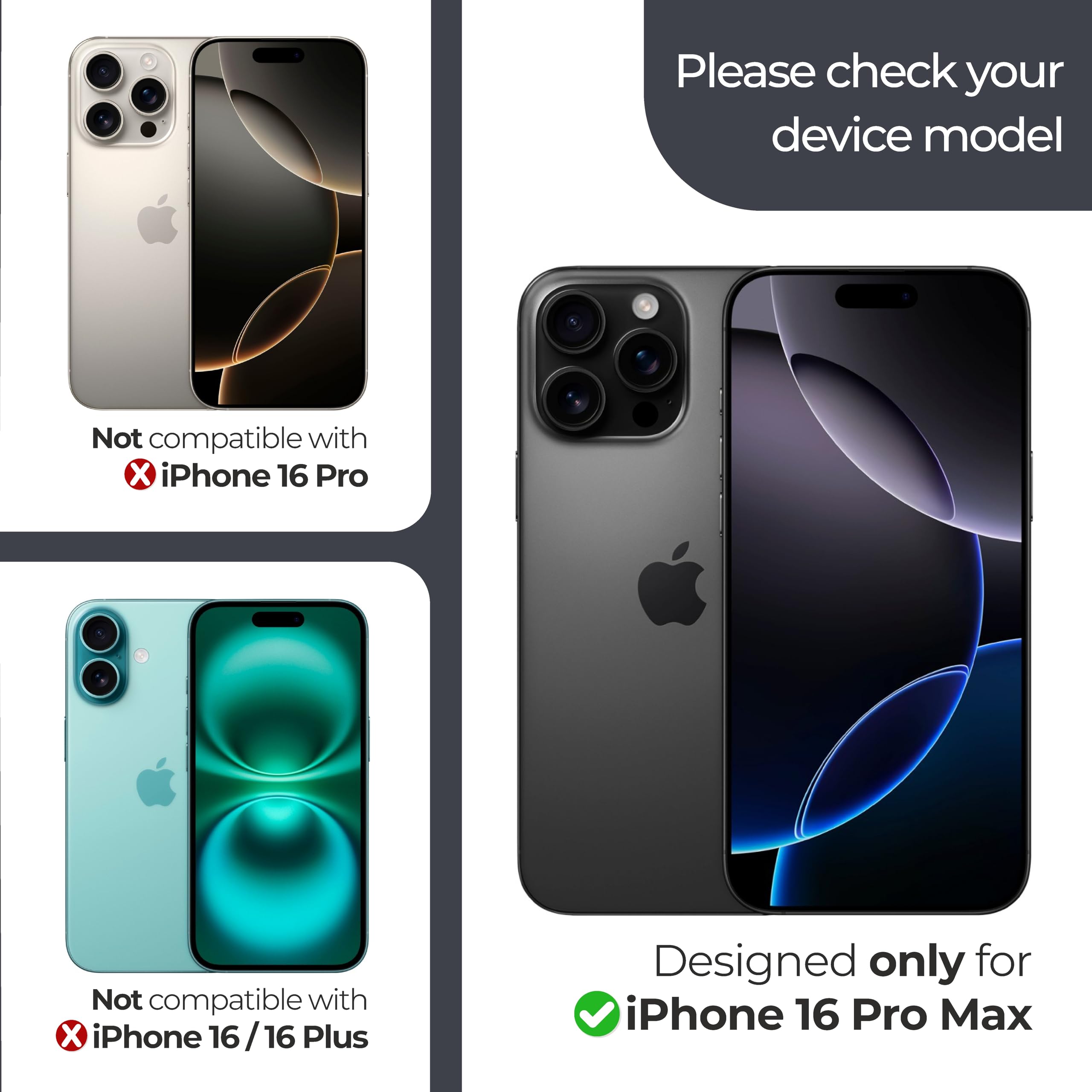 Armorsuit 2 Pack Paper-Feel Texture Screen Protector For Iphone 16 Pro Max Case Friendly Militaryshield Matte Film - Made In Usa