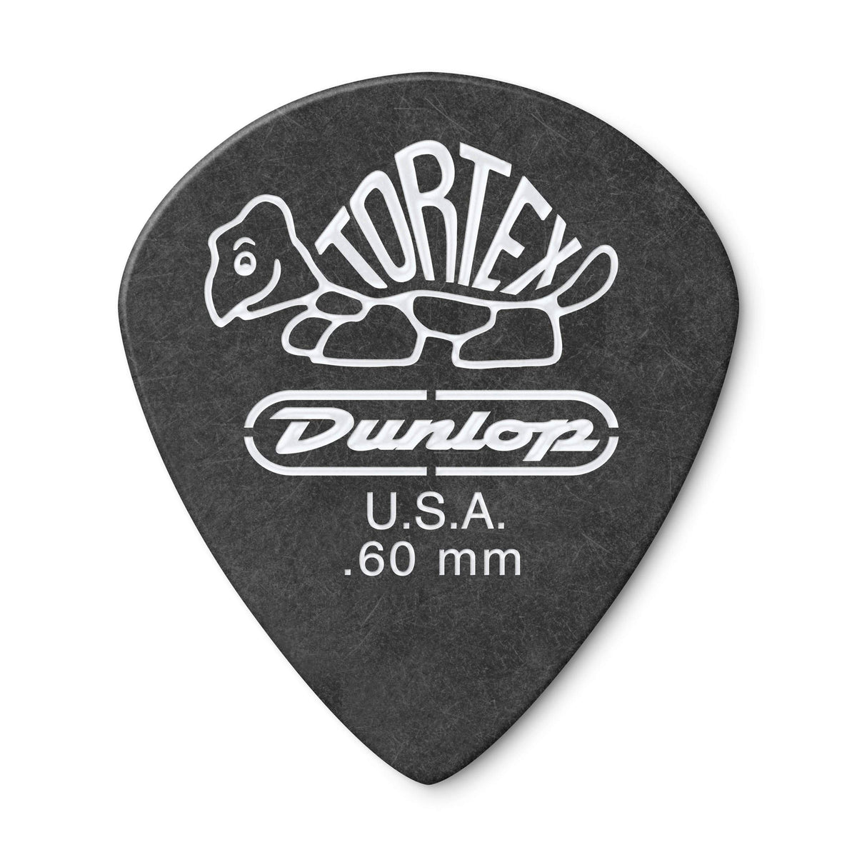 Dunlop 482R.60 Tortex� Pitch Black Jazz Iii, .60Mm, 72/Bag