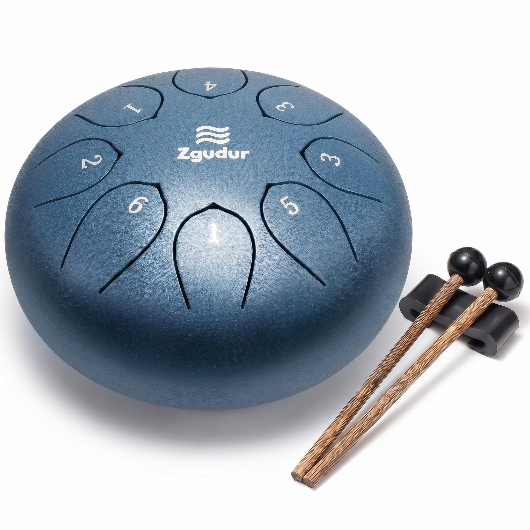 Rain Drum for Outside Garden, 6 Inches 8 Notes Steel Tongue Drum Percussion,windchimes outdoors waterproof Meditation Drums,Musi