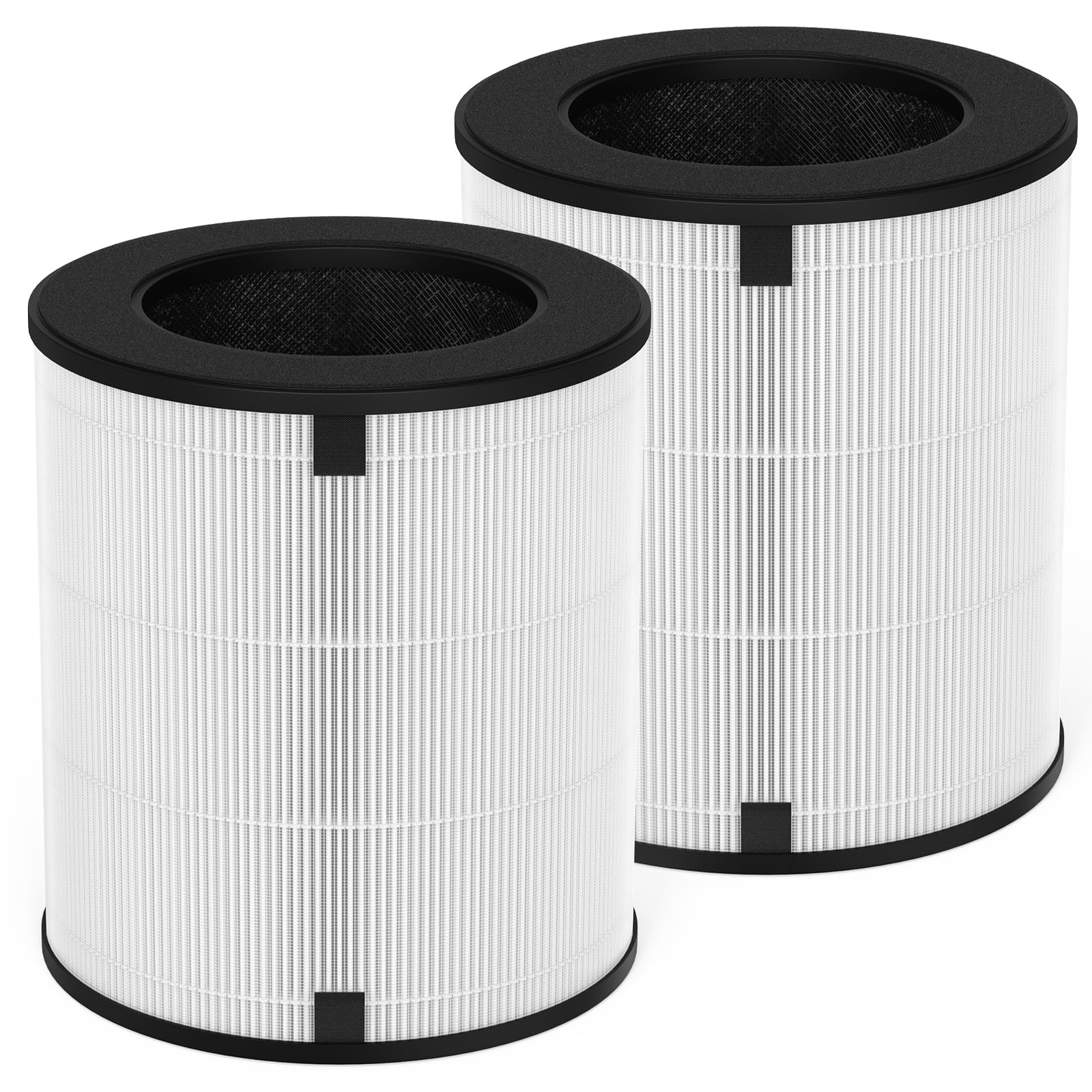 Gokbny 2 Pack Lv H133 Hepa Replacement Filter Compatible With Lv H133 Purifier, Part Number Lv H133 Rf, 3 In 1 Filtration System