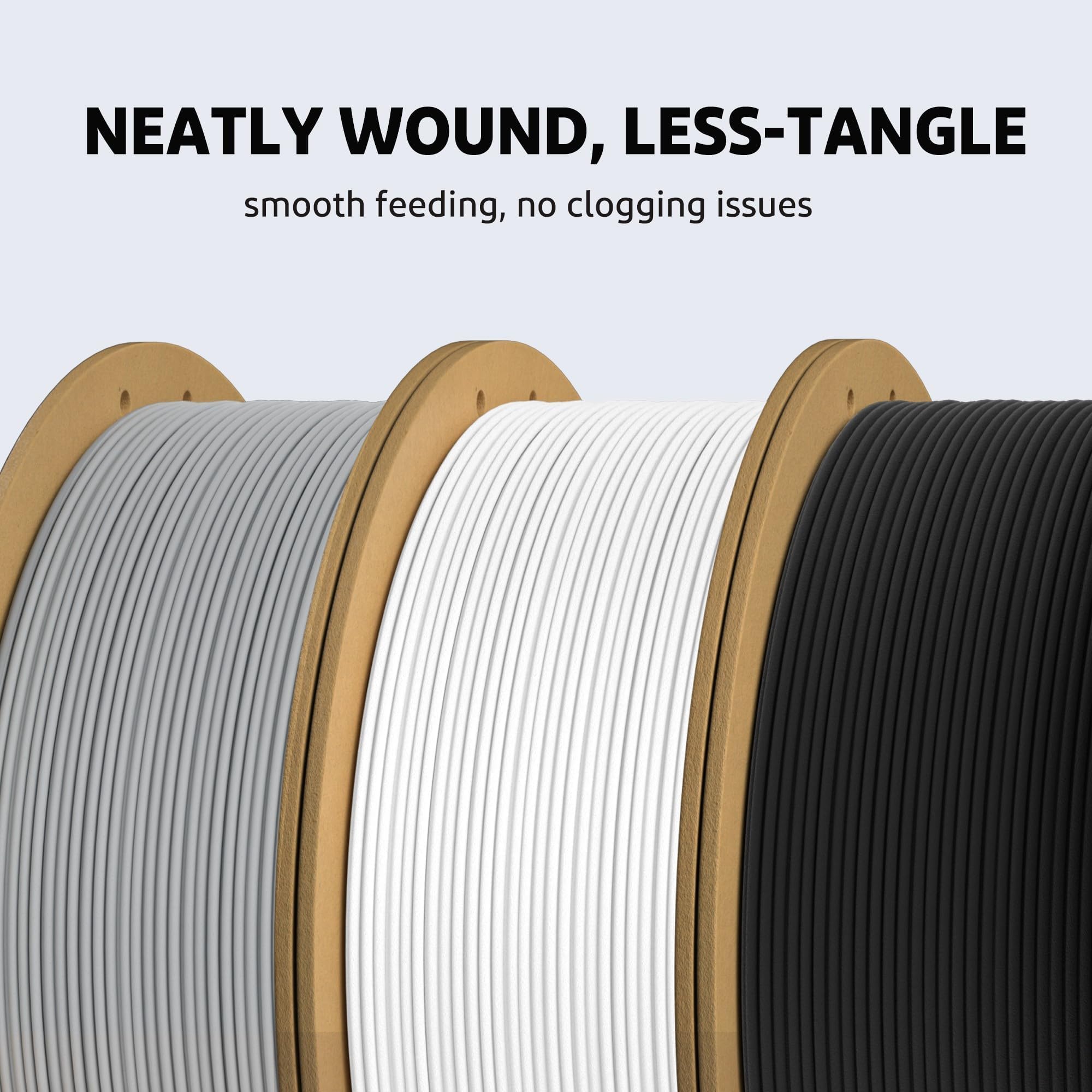 Elegoo Pla Plus Filament 1.75Mm Red 1Kg, Pla+ Tougher And Stronger 3D Printer Filament Pro Dimensional Accuracy +/  0.02Mm, 1Kg