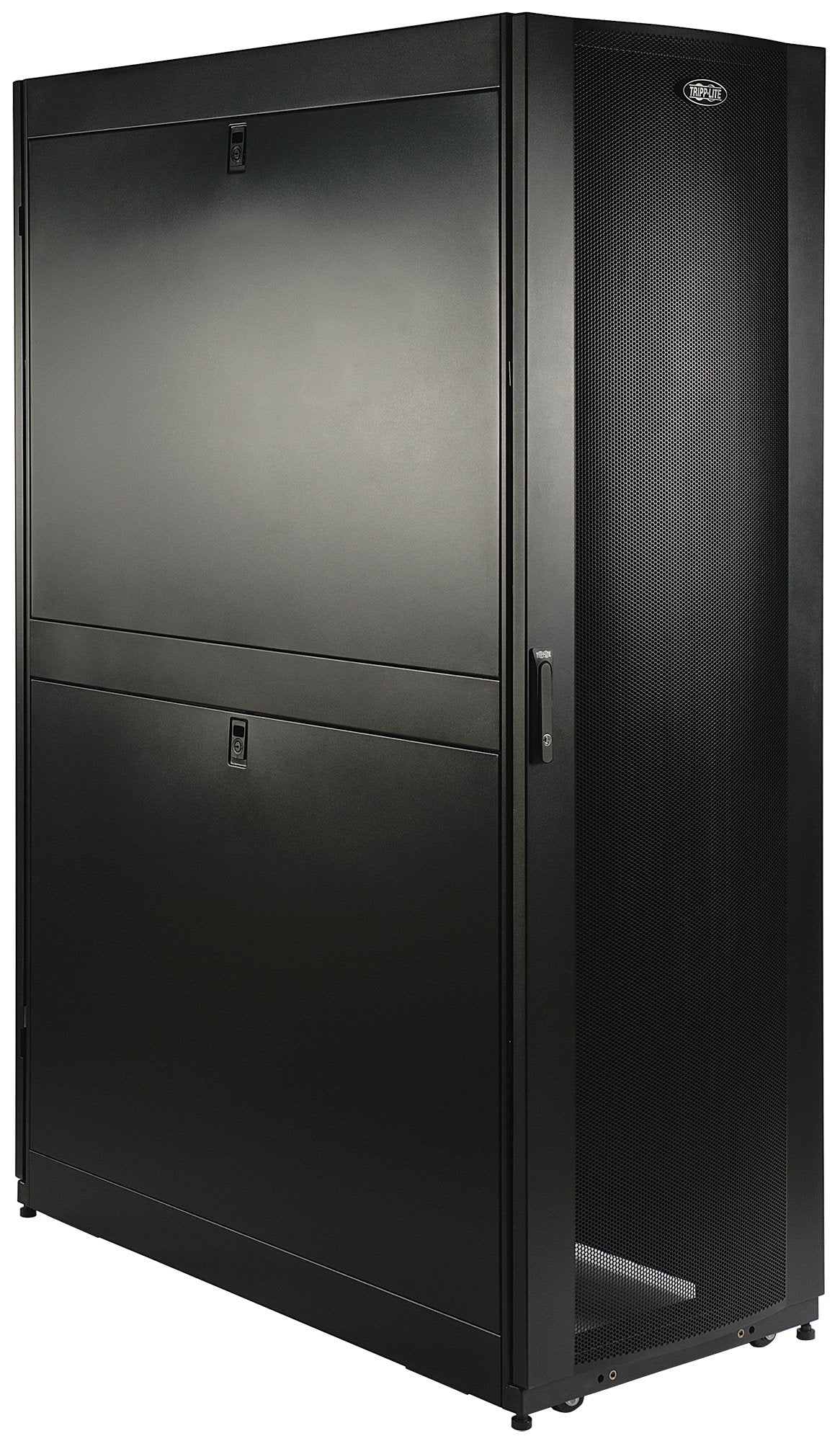 Tripp Lite 42U Deep Rack Enclosure Cabinet With Doors & Side Panels, 3000 Lb. Capacity, Black (Sr42Ubdp)