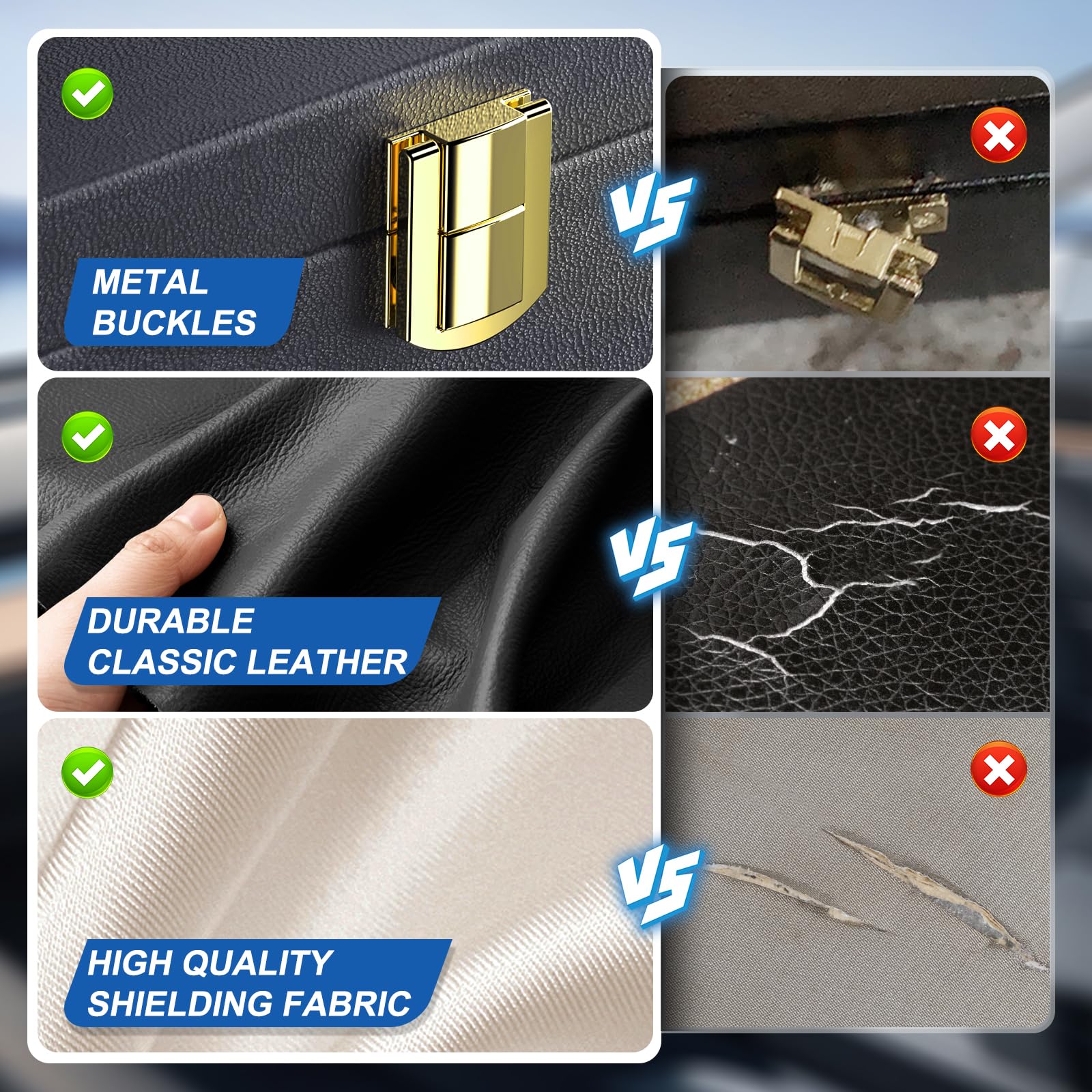 Samfolk Faraday Box With Faraday Bags For Car Keys, Car Key Signal Blocking Box, Keyless Entry Car Key Safe Protector Anti Theft