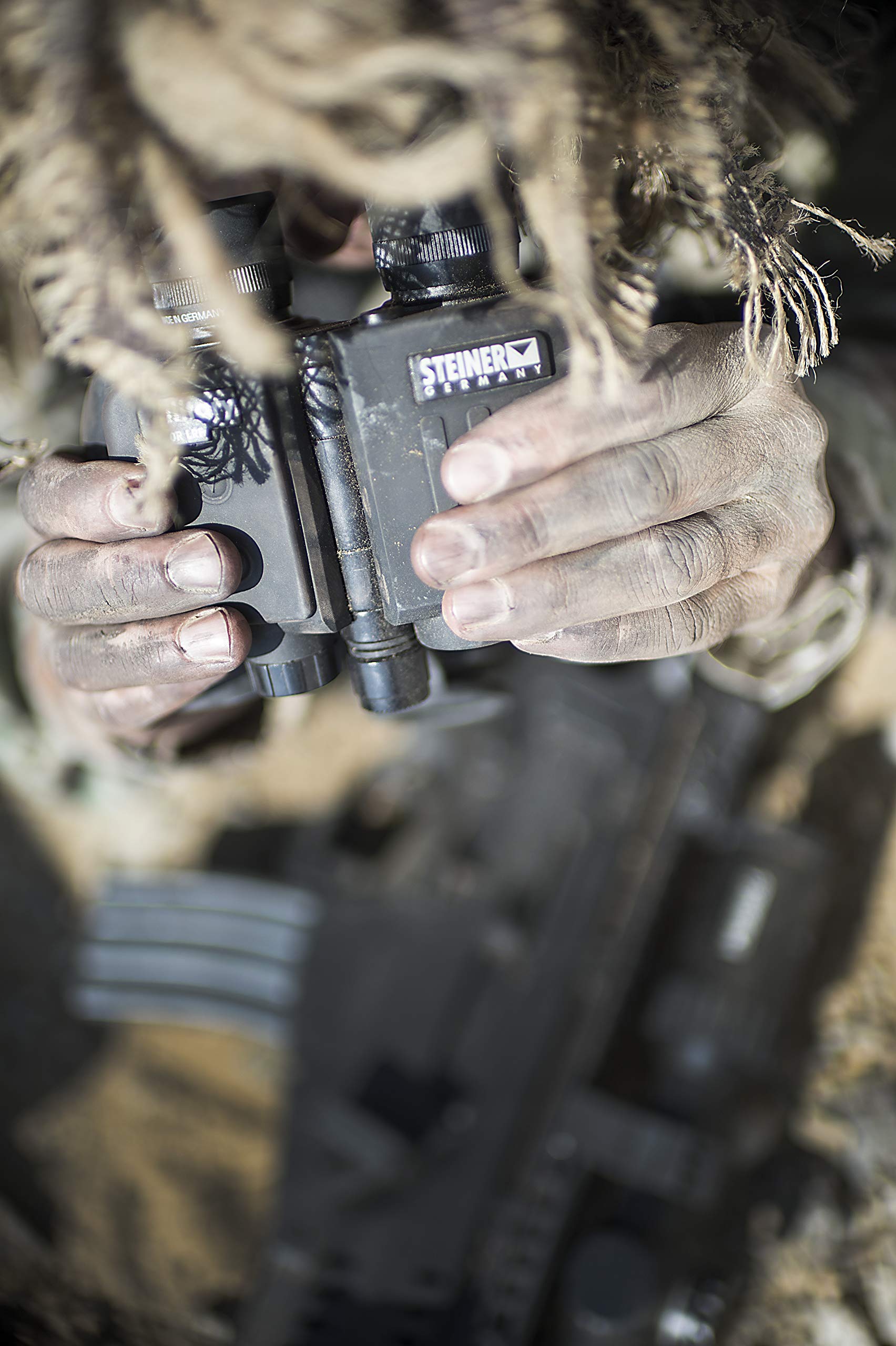 Steiner Military Binoculars, Military Grade Precision And Optical Clarity, 8X30 With Laser Rangefinder