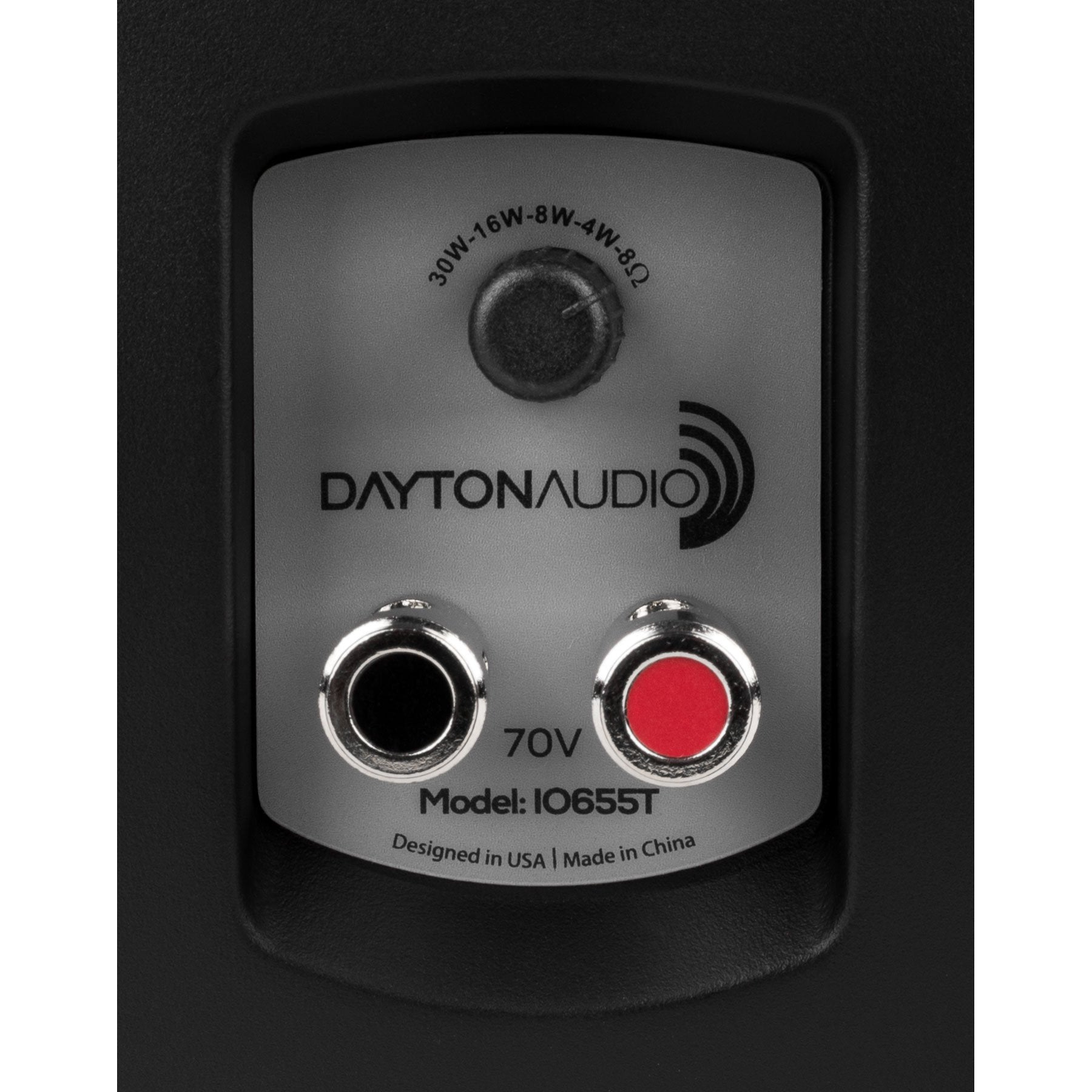 Dayton Audio Io655Bt 6-1/2 2-Way 70V Indoor/Outdoor Speaker Pair Black