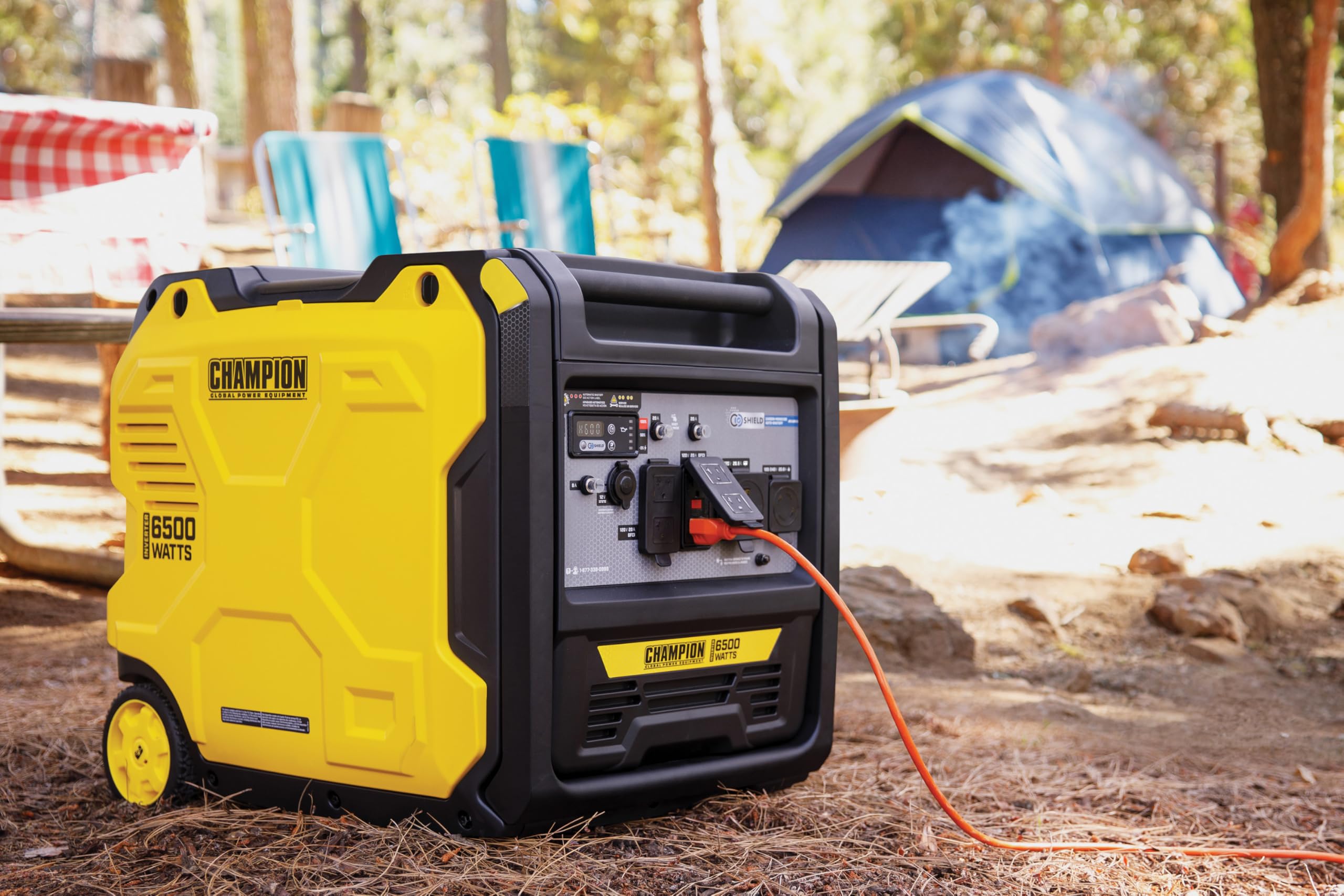 Champion Power Equipment 6500 Watt Rv Ready Portable Inverter Generator With Quiet Technology And Co Shield