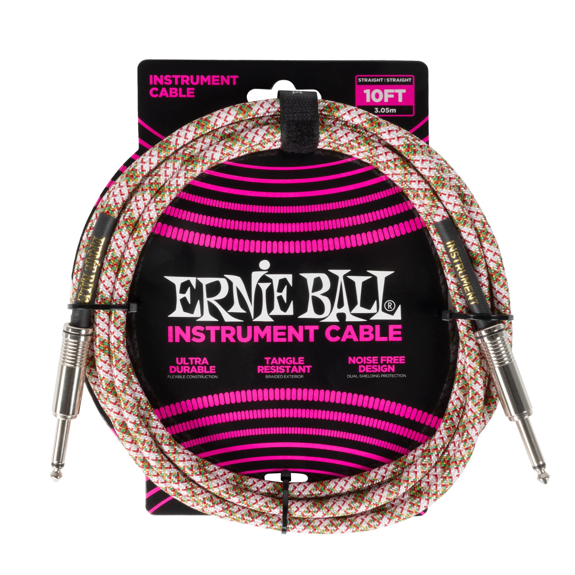 Ernie Ball Instrument Cable, Emerald Argyle, 10Ft (P06426)