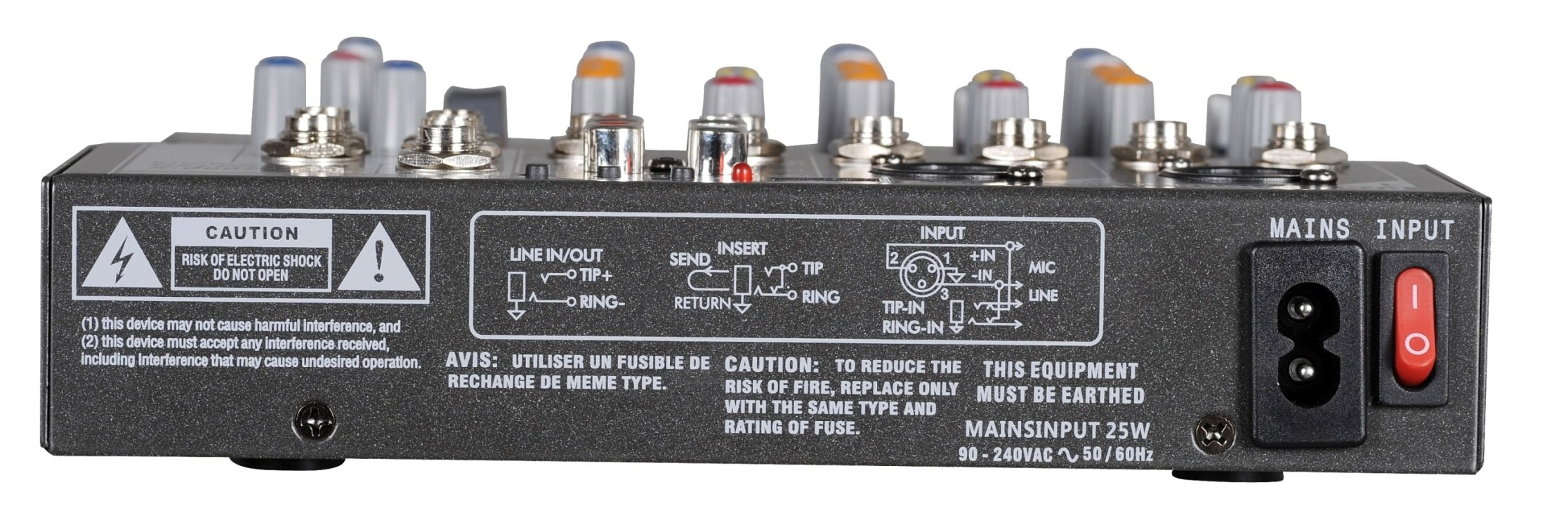 Audio2000S Amx7303- Professional Four-Channel Audio Mixer With Usb And Dsp Processor