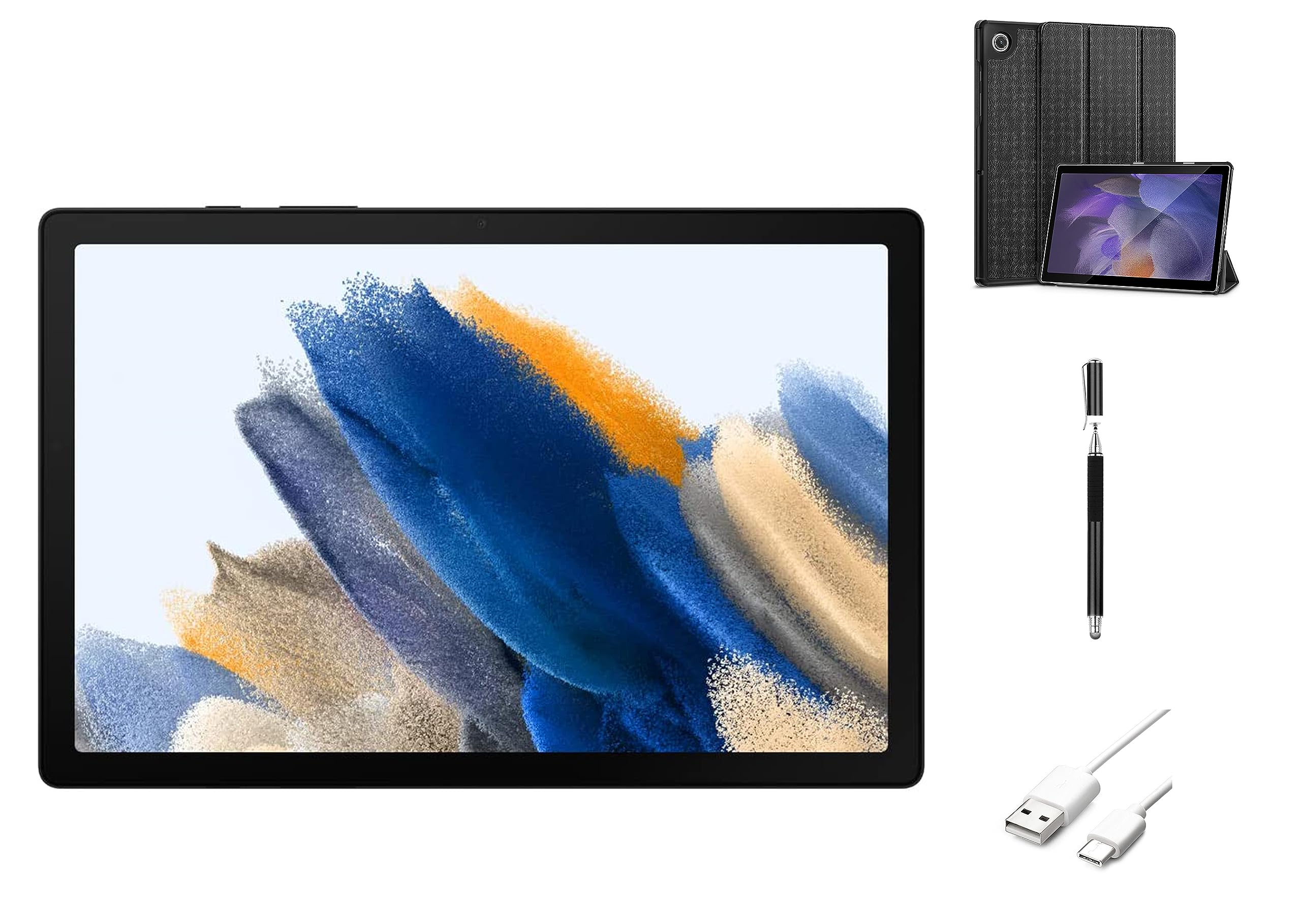 SAMSUNG Galaxy Tab A8 Android WiFi Tablet, 10.5 inch Touchscreen (1920x1200) LCD Screen, 128GB Storage, Bluetooth, Android 11 OS