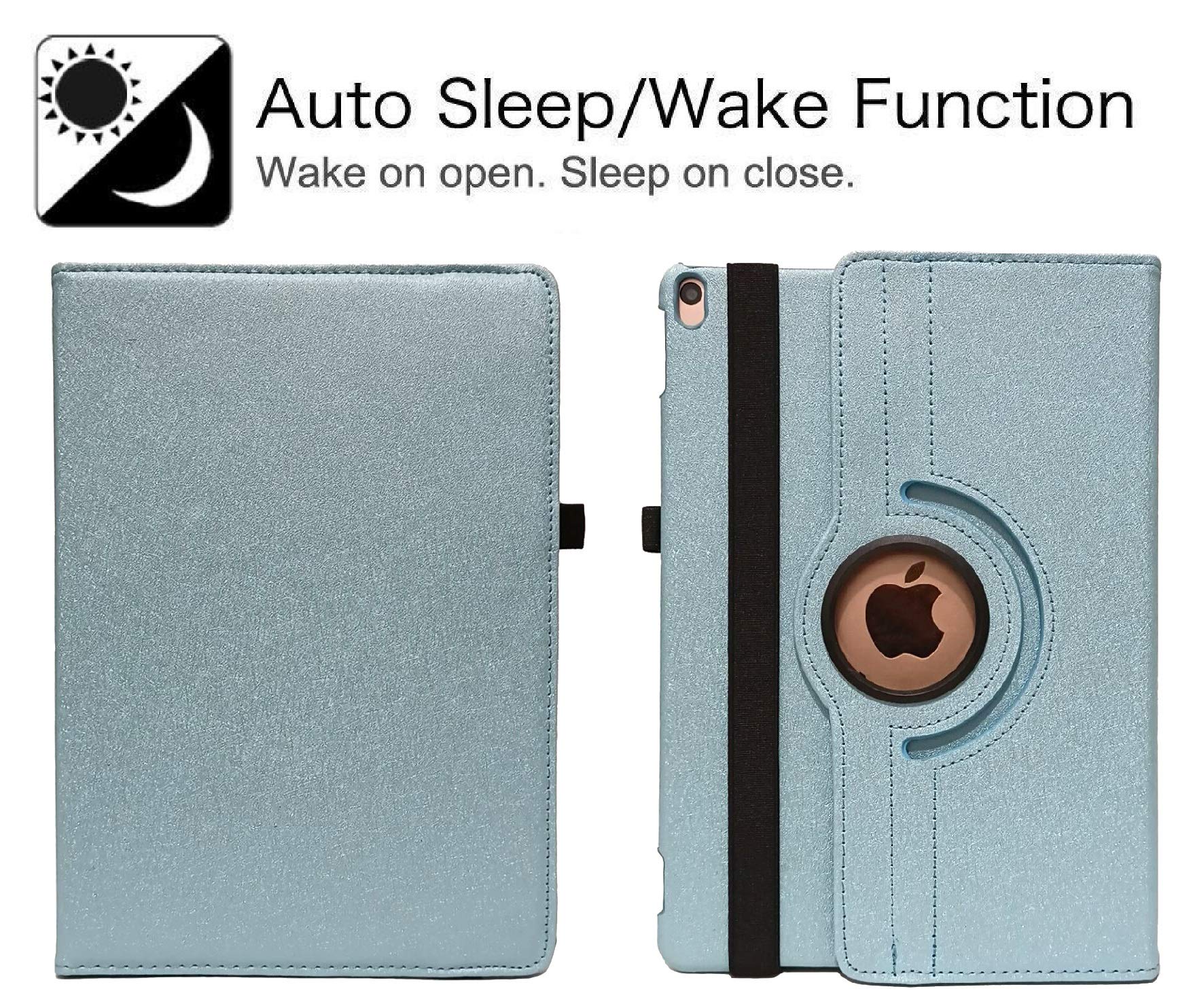 Newraturner Case For Ipad Air (3Rd Gen) 10.5'' 2019 / Ipad Pro 10.5'' 2017 Case,360 Degree Rotating Stand Protective Cover, Auto