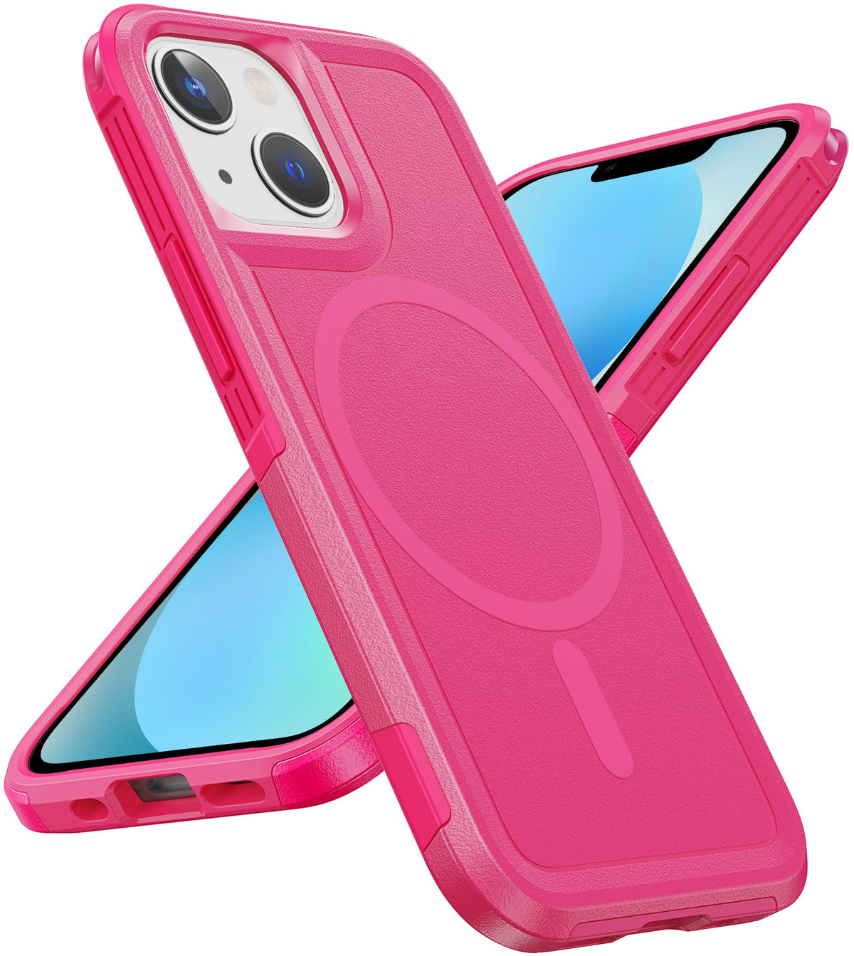 Fntcase For Iphone 13 Mini Magnet Case: Iphone 12 Mini Magnetic Dual Layer Military Grade Drop Shockproof Protection Cell Phone