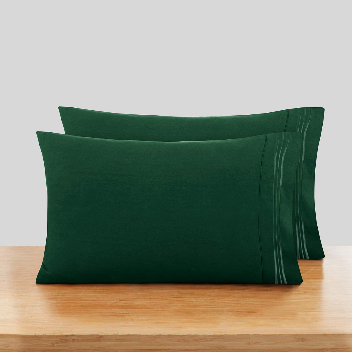 Nestl Pillow Cases Set Of 2   Soft Pillow Cover   Lightweight Pillowcases Queen Size Set Of 2   Microfiber Pillow Case 20X30 Inc