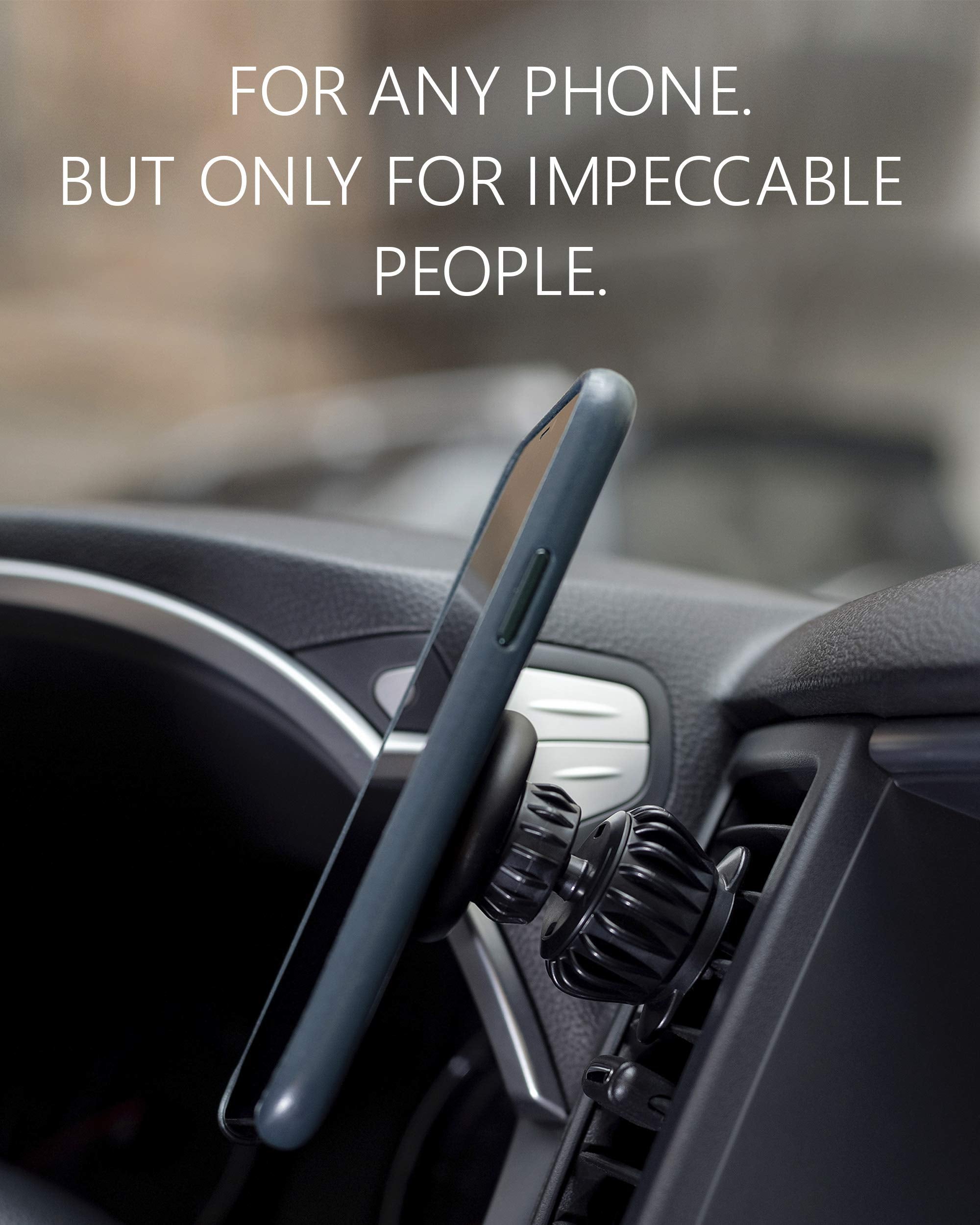 Air Vent Car Phone Mount Holder   Locking Cell Phone Car Mount Universal For Any Smartphone, Iphone, Android   Clip On Car Phone