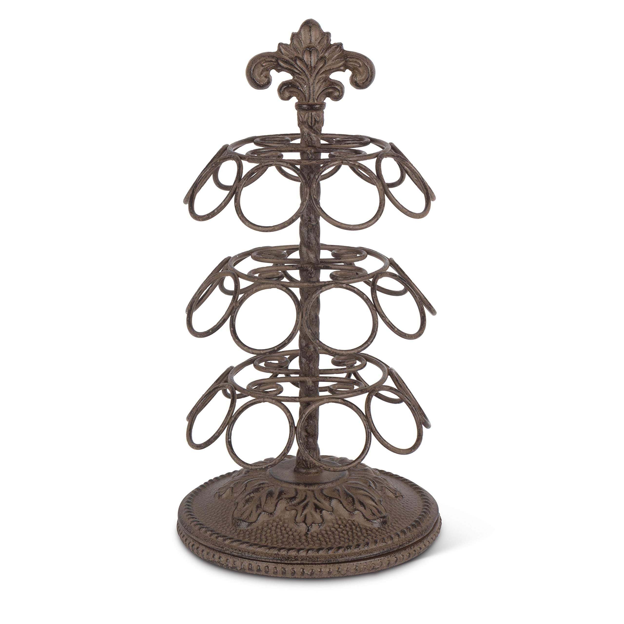 Gg Collection Acanthus Coffee Pod Holder With 27 Pod Capacity, And 3 Rotating Carousels