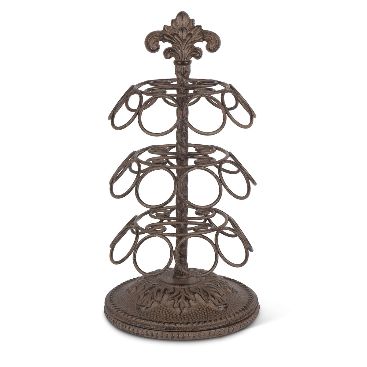 Gg Collection Acanthus Coffee Pod Holder With 27 Pod Capacity, And 3 Rotating Carousels