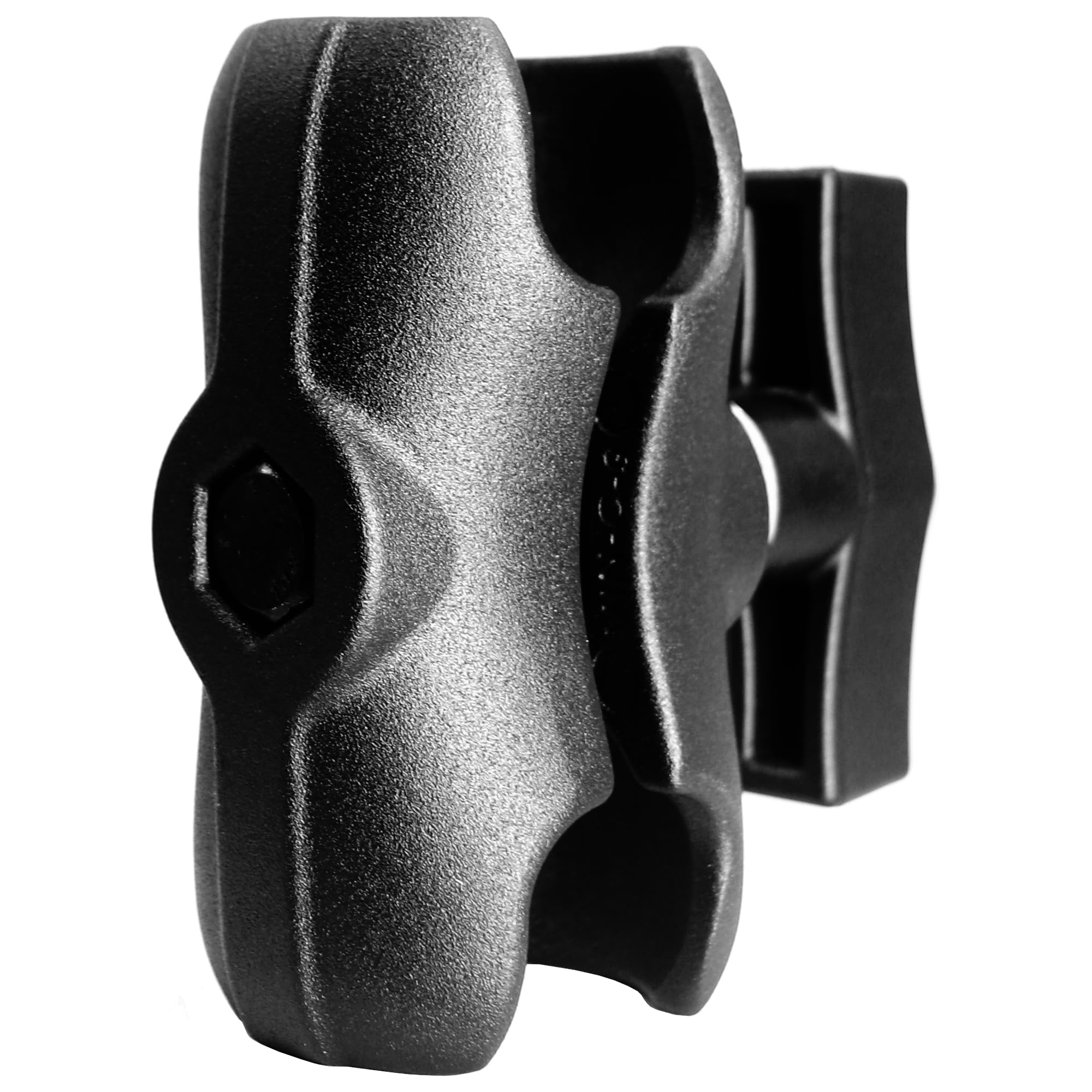 Windfrd Aluminum Short (3.35'') Double Socket Arm For 1.5 Inches/C Size / 38Mm Ball Accessories, Powerful Clamp, Compatible With