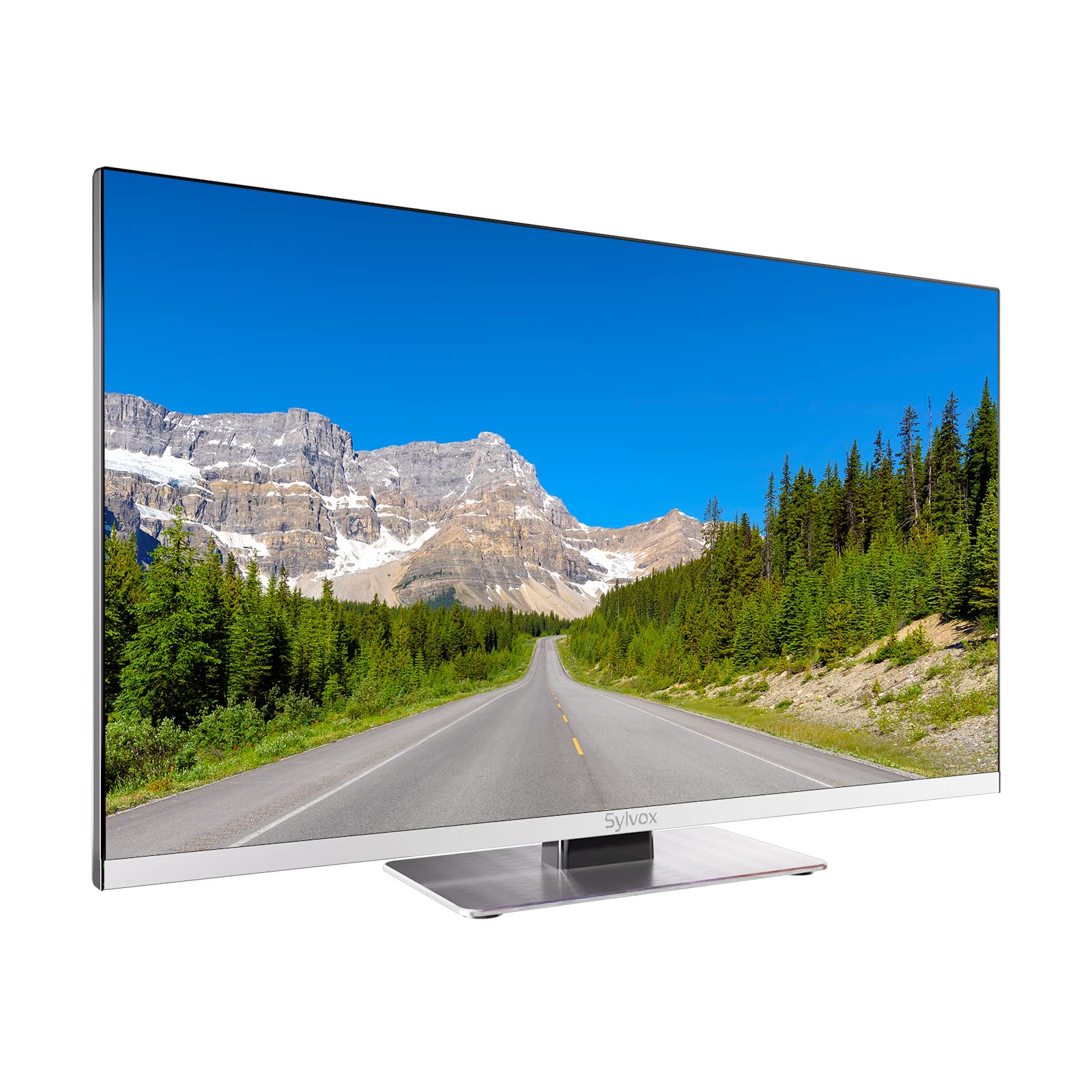 Sylvox Rv Tv, 22 Inches 12/24V 1080P Full Hd Small Android Smart Tv, Built In App Store, Support Wifi Bluetooth, For Car Home Ca