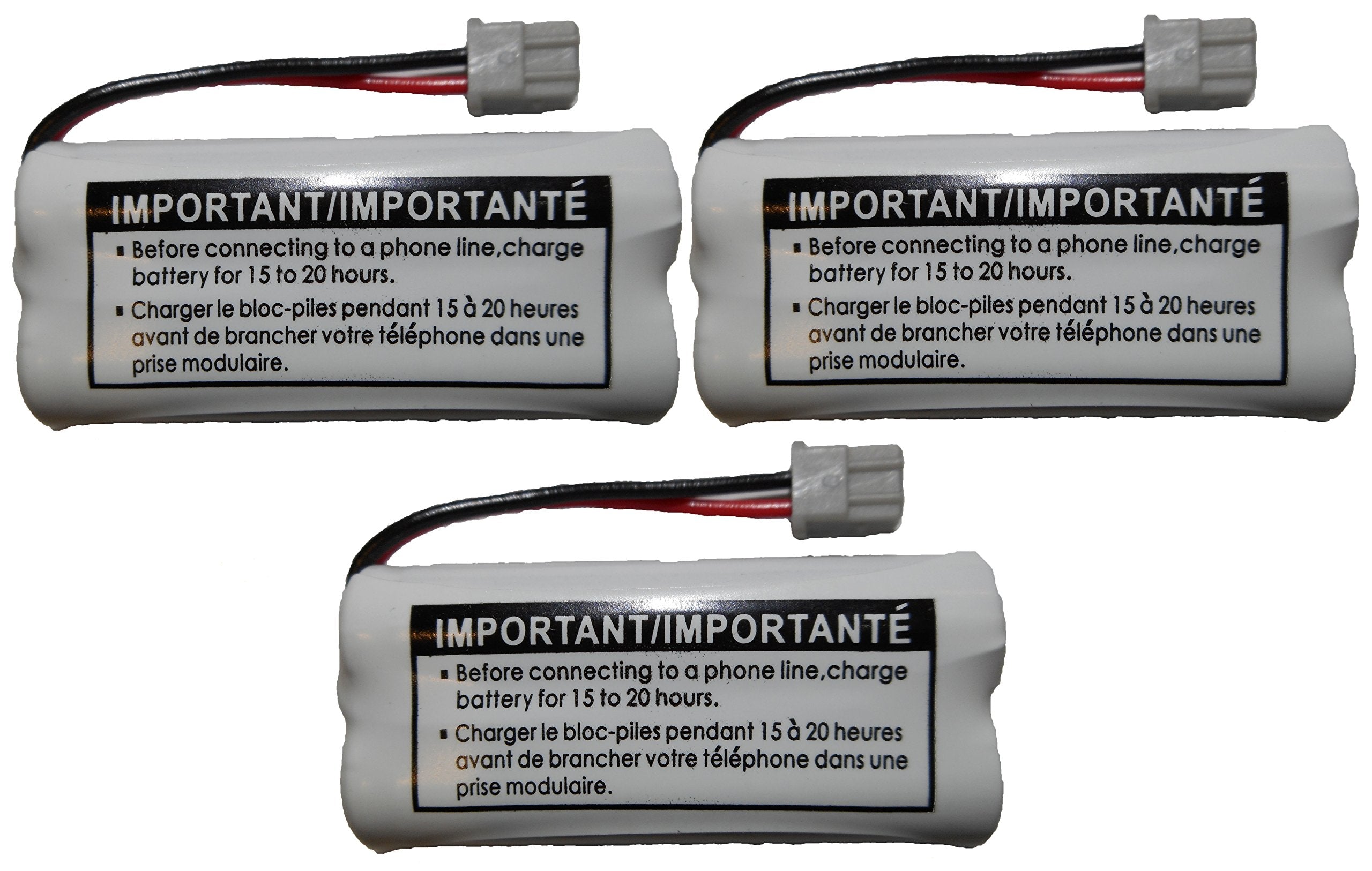 Justgreatdealz High Capacity Rechargeable Replacement Battery Bt 1021 Bbtg0798001 For Uniden Cordless Handsets (3 Pack)