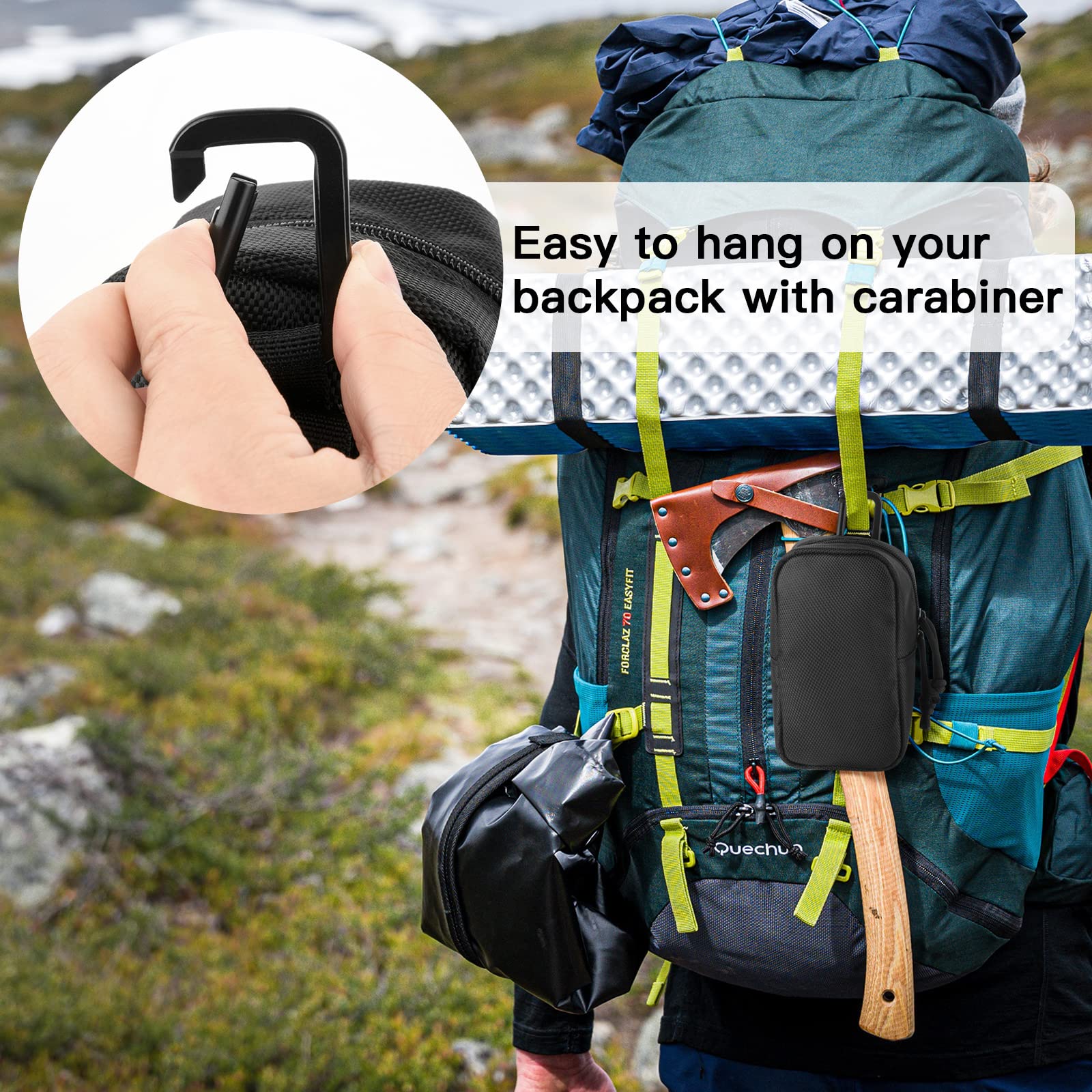 Xxerciz Monocular Telescope Case Compatible With Vortex Optics Solo Monocular 8X36 &10X36, Portable Travel Protective Carrying S