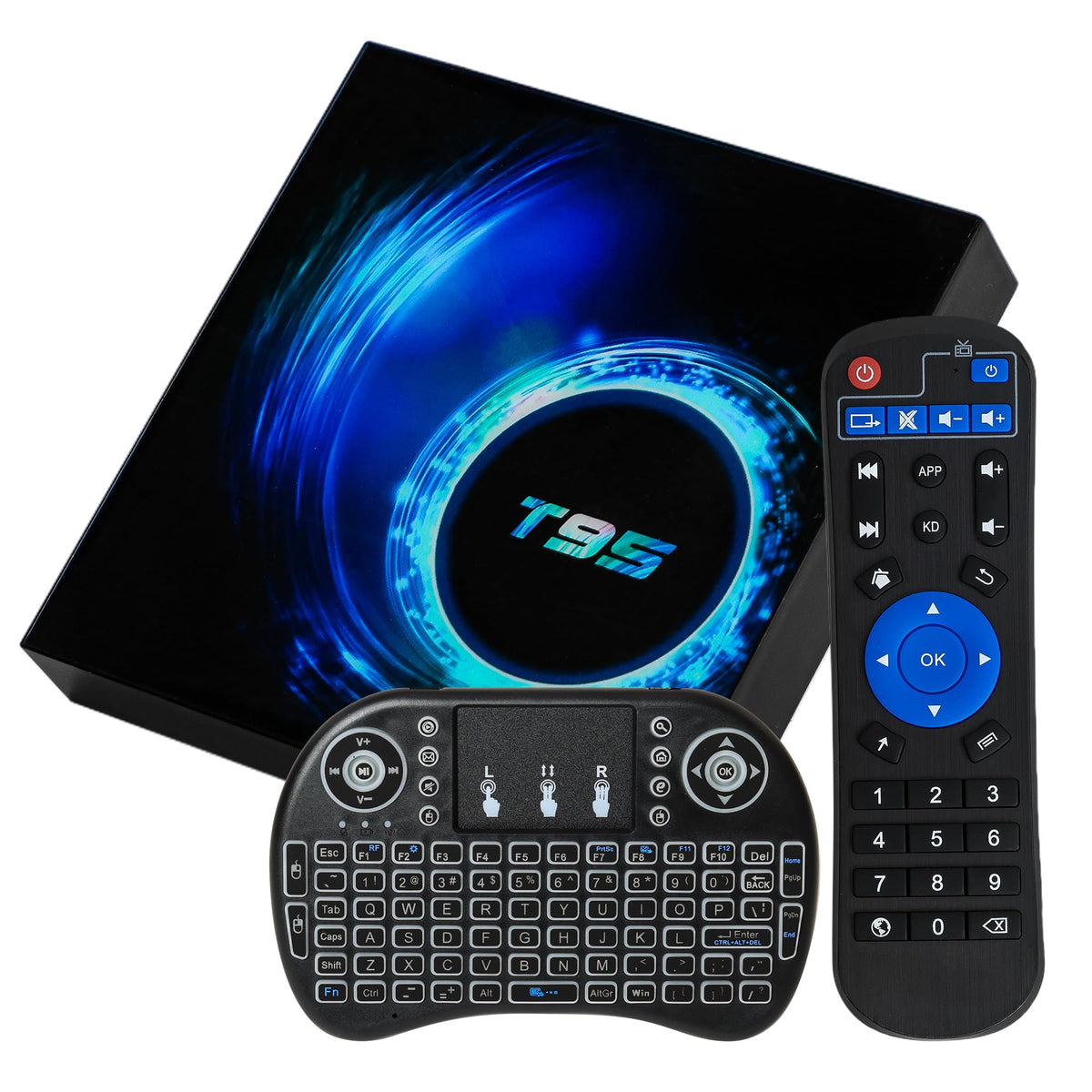 T95 Android Tv Box 4Gb Ram 128Gb Rom- Streaming Media Players With Max Storage- Android Box 2023, H616 Quad-Core 64Bit, 2.4G/5.0