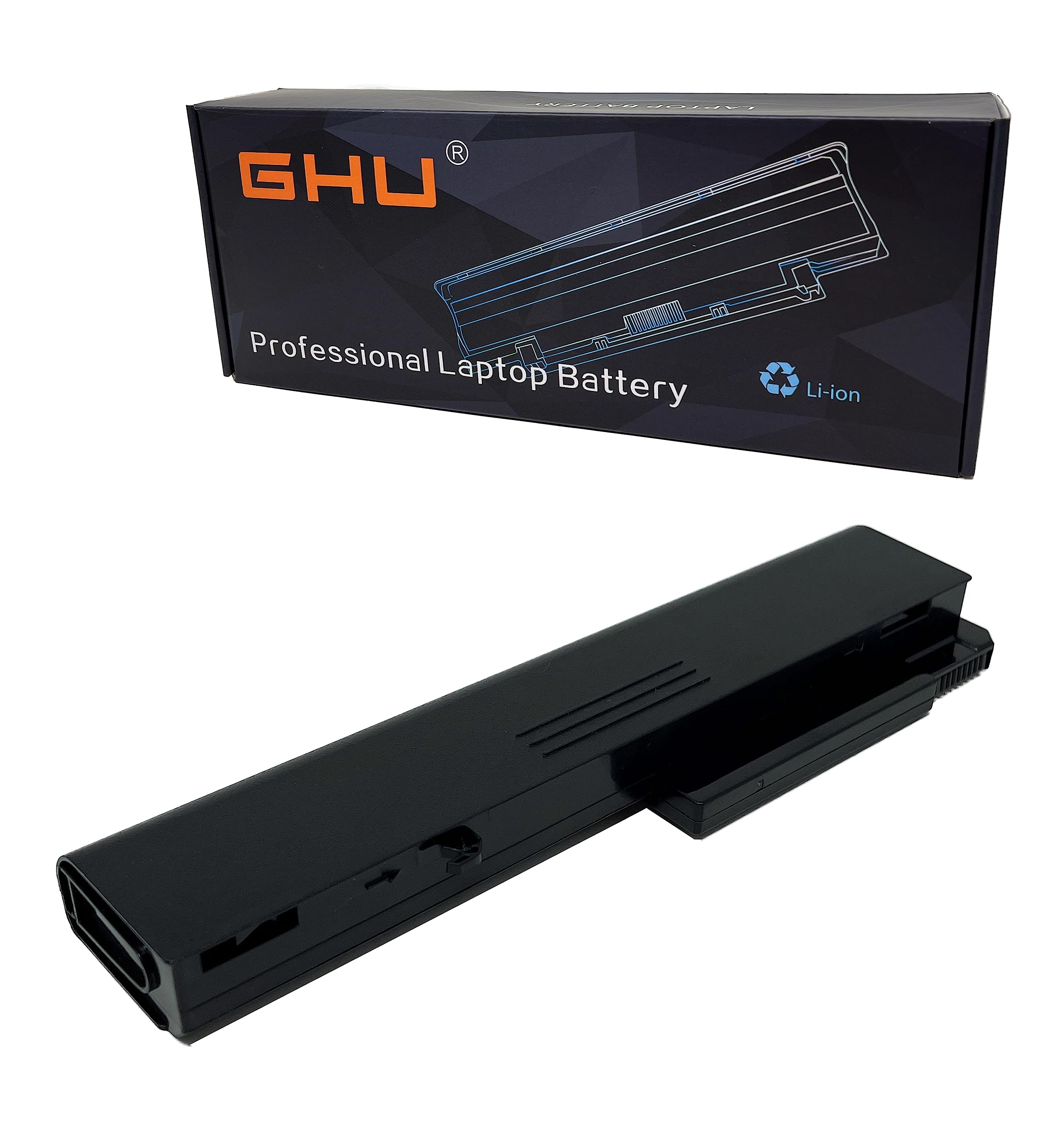 GHU New Laptop Battery 58 wh Compatible with HP EliteBook 8440P 6930P 6530B 6730B 6735B 6550B ProBook 6455B 6555B 486296-001 482