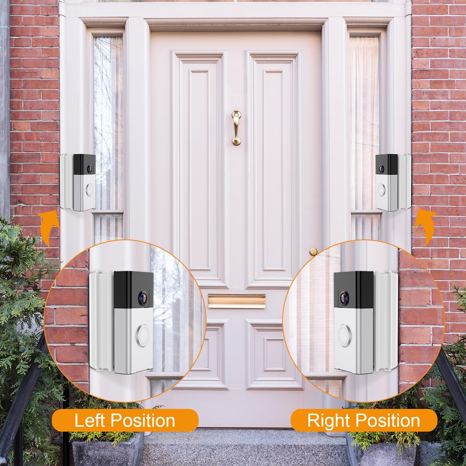 Nanw Adjustable 30 To 55 Degree Doorbell Angle Mount Compatible With Video Doorbell 1/2/3/4/Wired/Pro/(2020 Release), Doorbell C