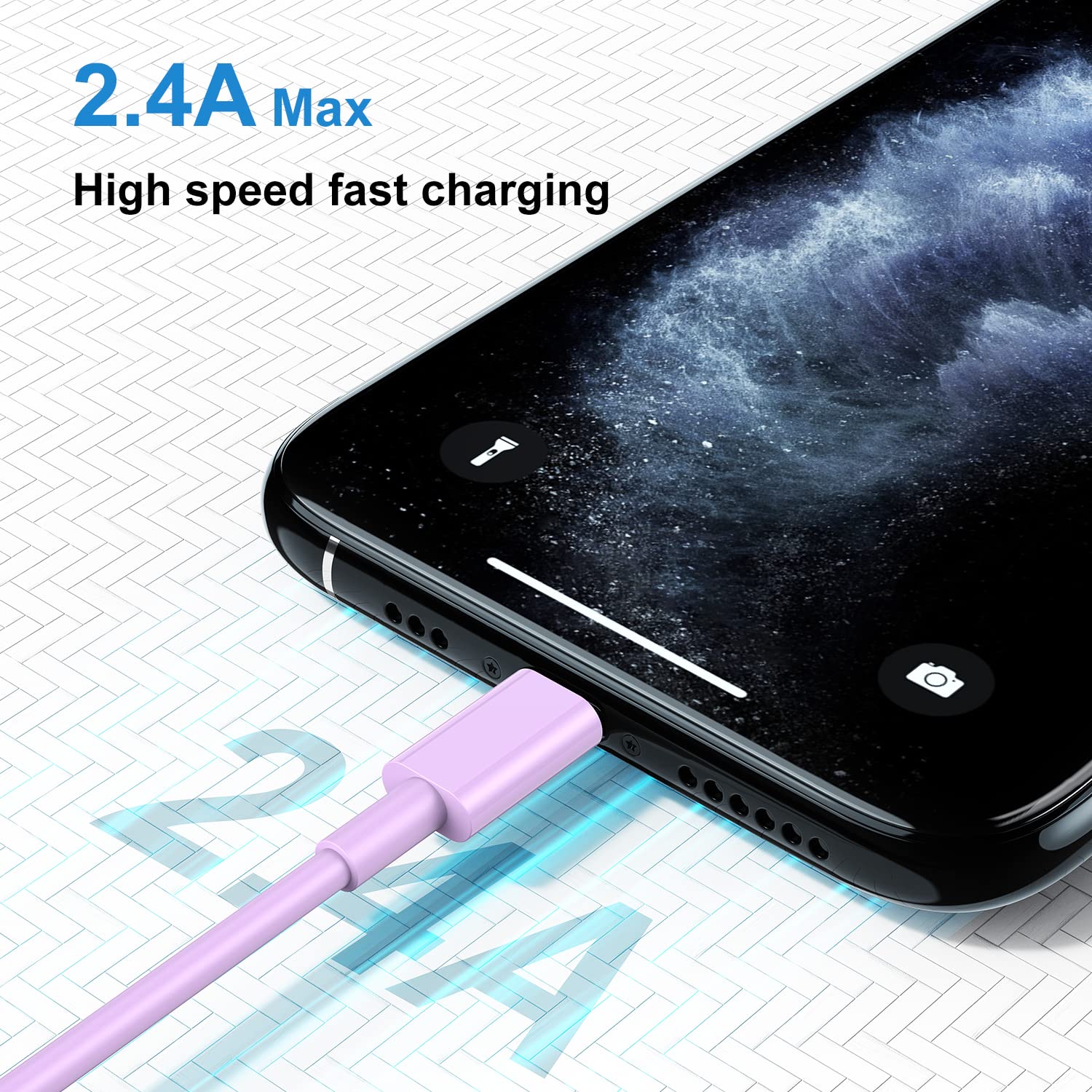 Iphone Charger Cable 3 Ft [Apple Mfi Certified], 3Pack 3 Feet Long Usb To Lightning Cable, Apple Charging Power Cord 3 Foot For