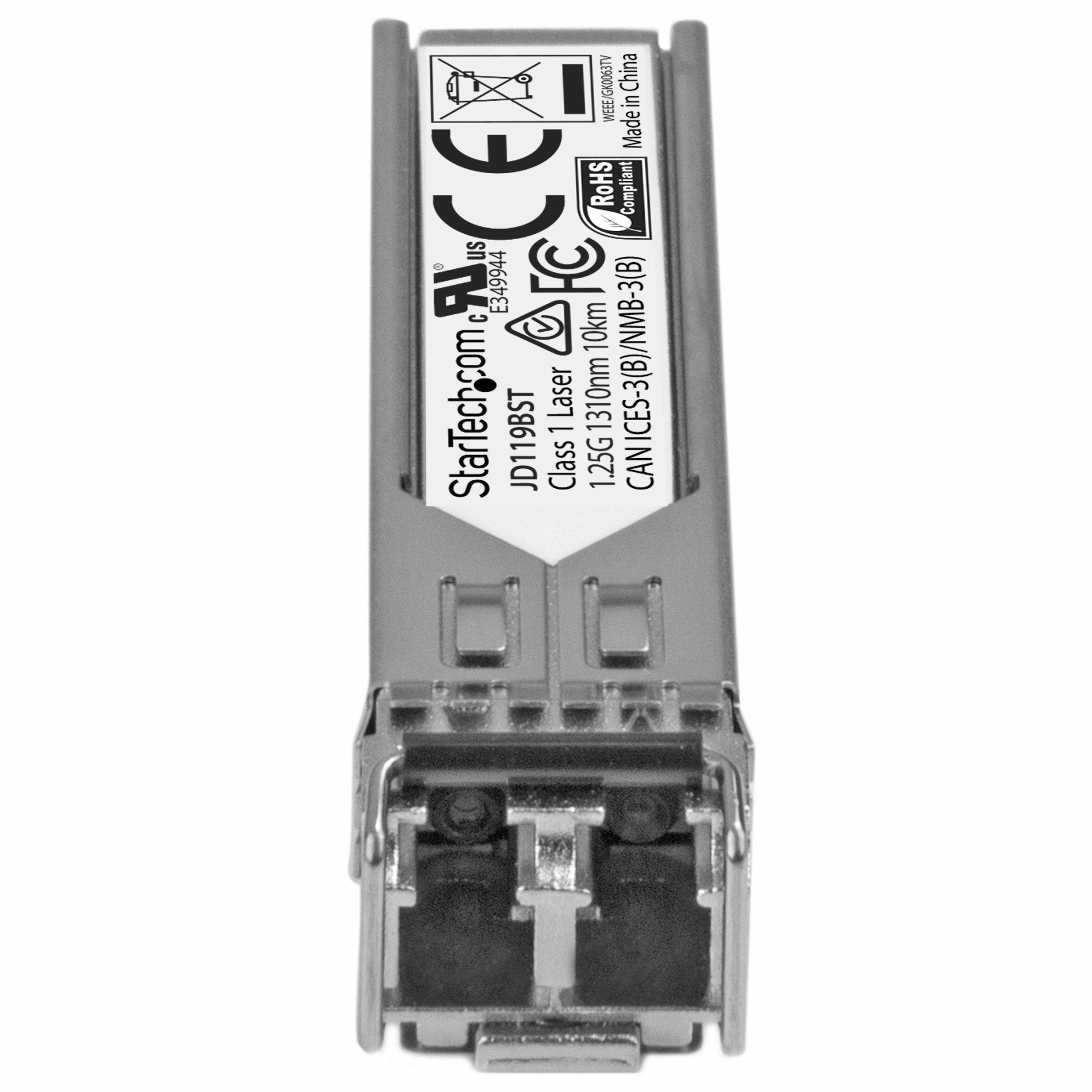 Startech.Com Hpe Jd119B Compatible Sfp Module   1000Base Lx   1Gbe Single Mode (Smf) Fiber Optic Transceiver   1Ge Gigabit Ether