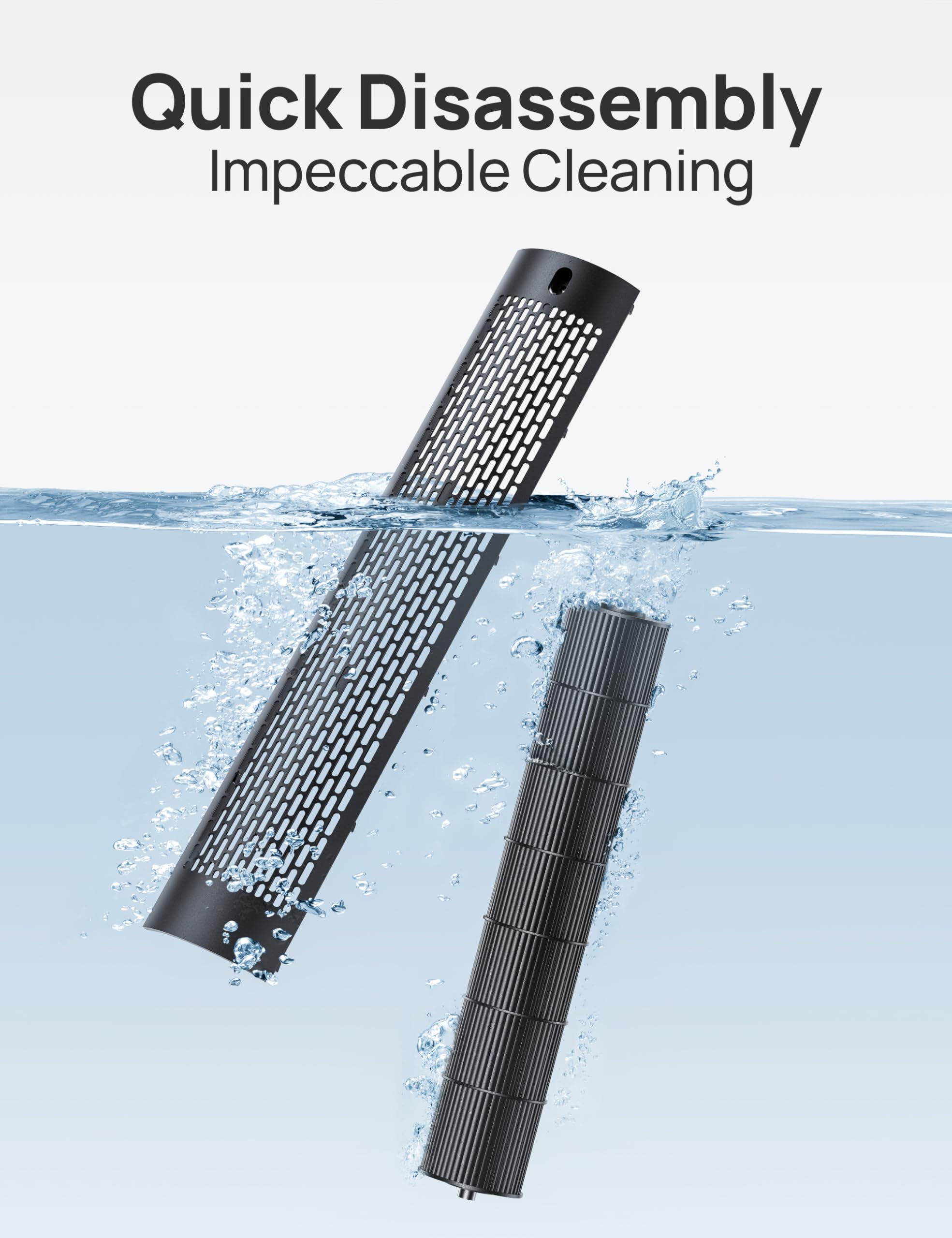 Dreo Tower Fan For Bedroom, 90 Oscillating Standing Floor Fan With 28Ft/S Velocity, 25Db Quiet For Sleep, Dc Motor, 9 Speeds, 4