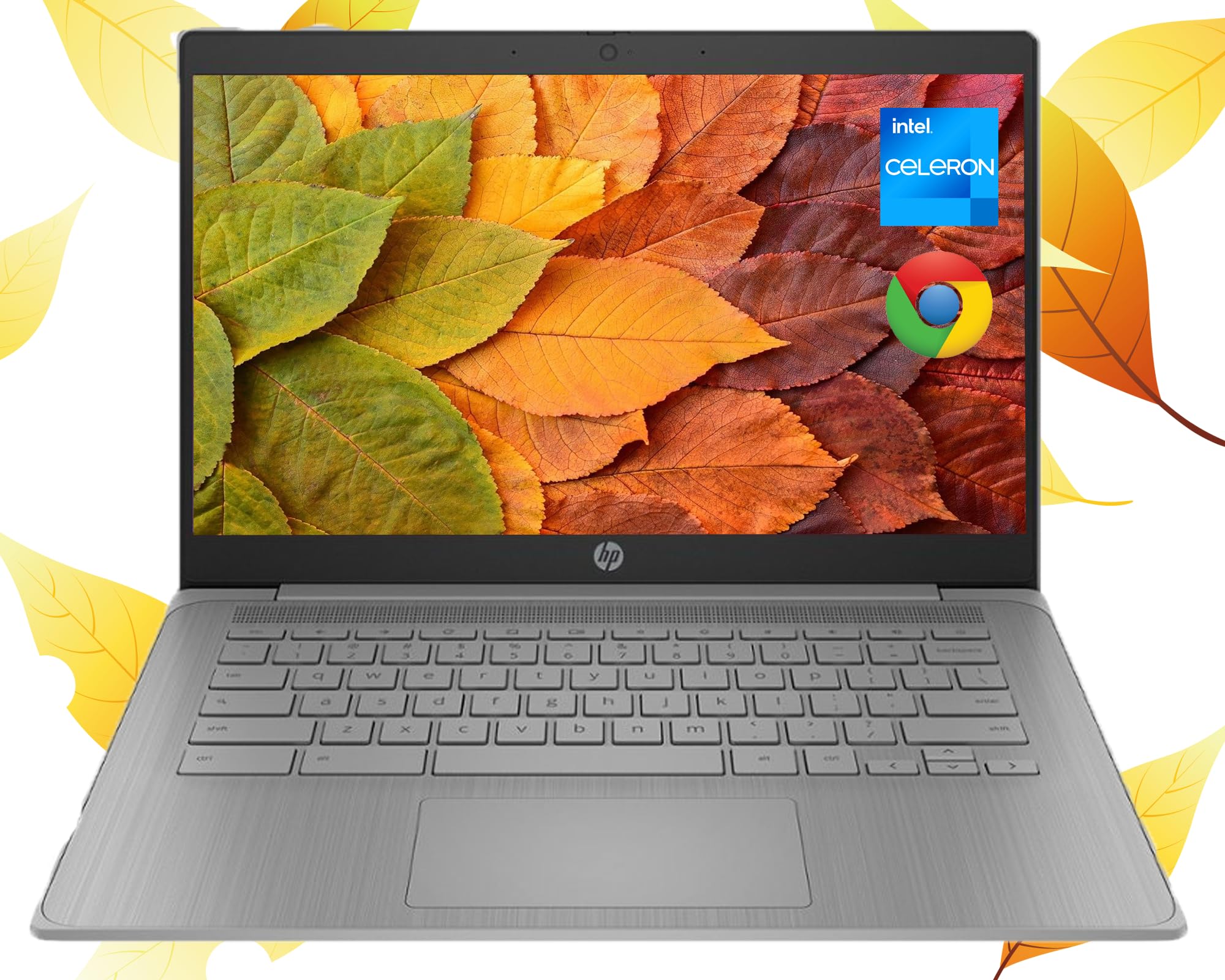 Hp Chromebook Laptop Computer, 14    Hd Display Chromebook Laptops, Intel Celeron Cpu, 4Gb Ram|192Gb(64Gb Emmc+128Gb Card), Wi F