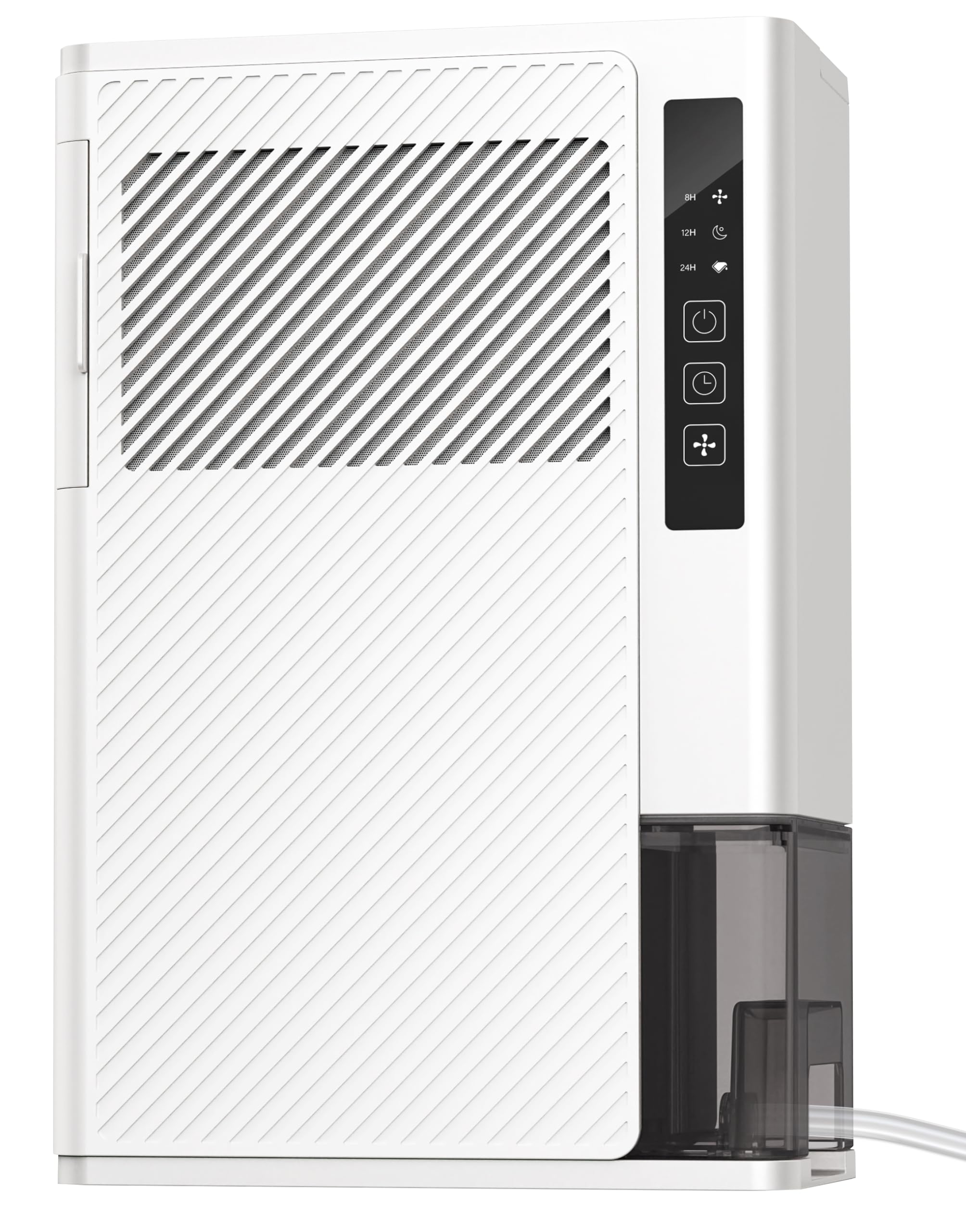 1200 Sqft Rotary Dehumidifier Aeocky 10 Pint Dehumidifier For Bedroom With Drain Hose,Never Frost,Ultra Quiet Small Portable Des