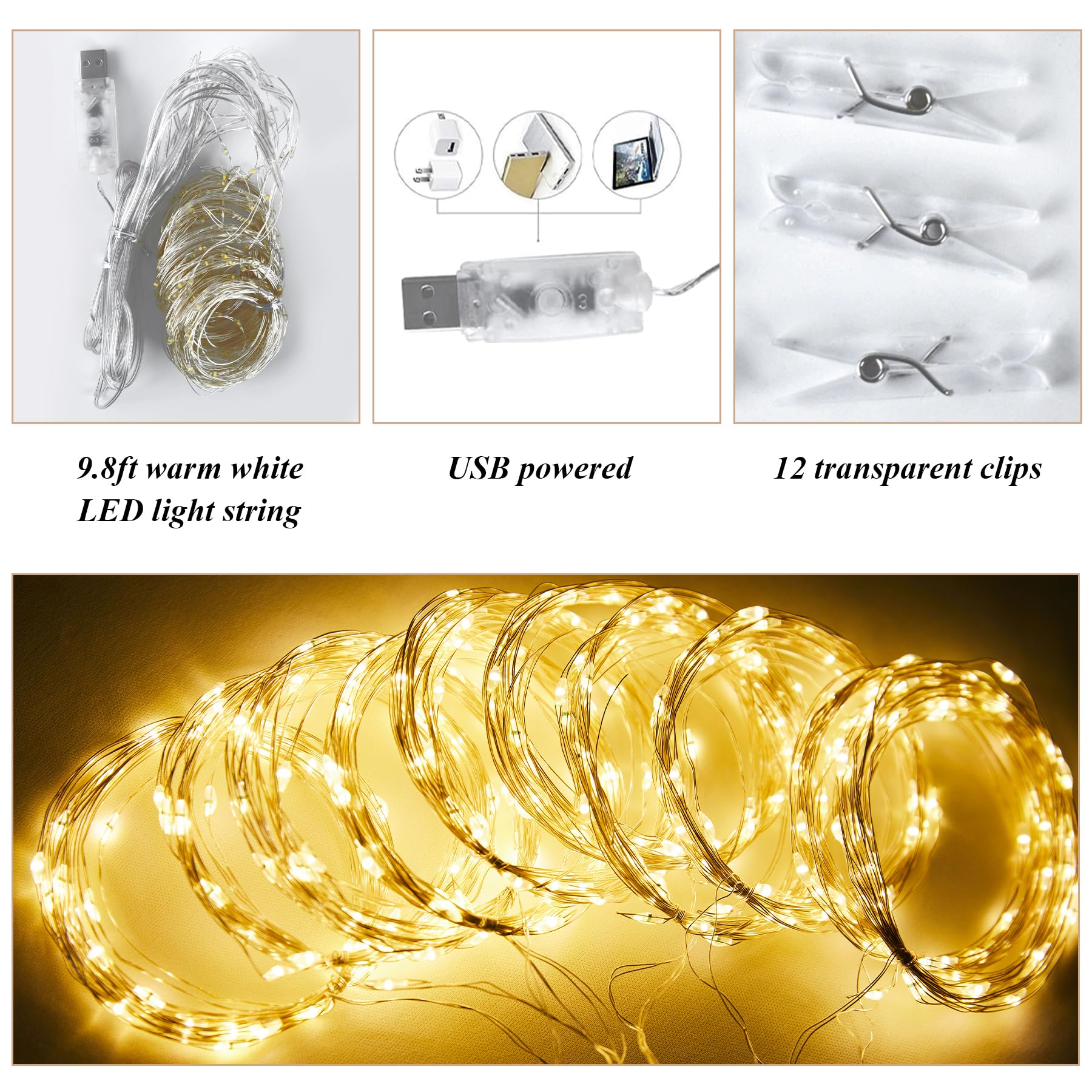 10X10Ft Rose Red Backdrop Curtains With Lights String For Wedding Parties, Wrinkle Free Polyester Curtain Backdrop For Birthday