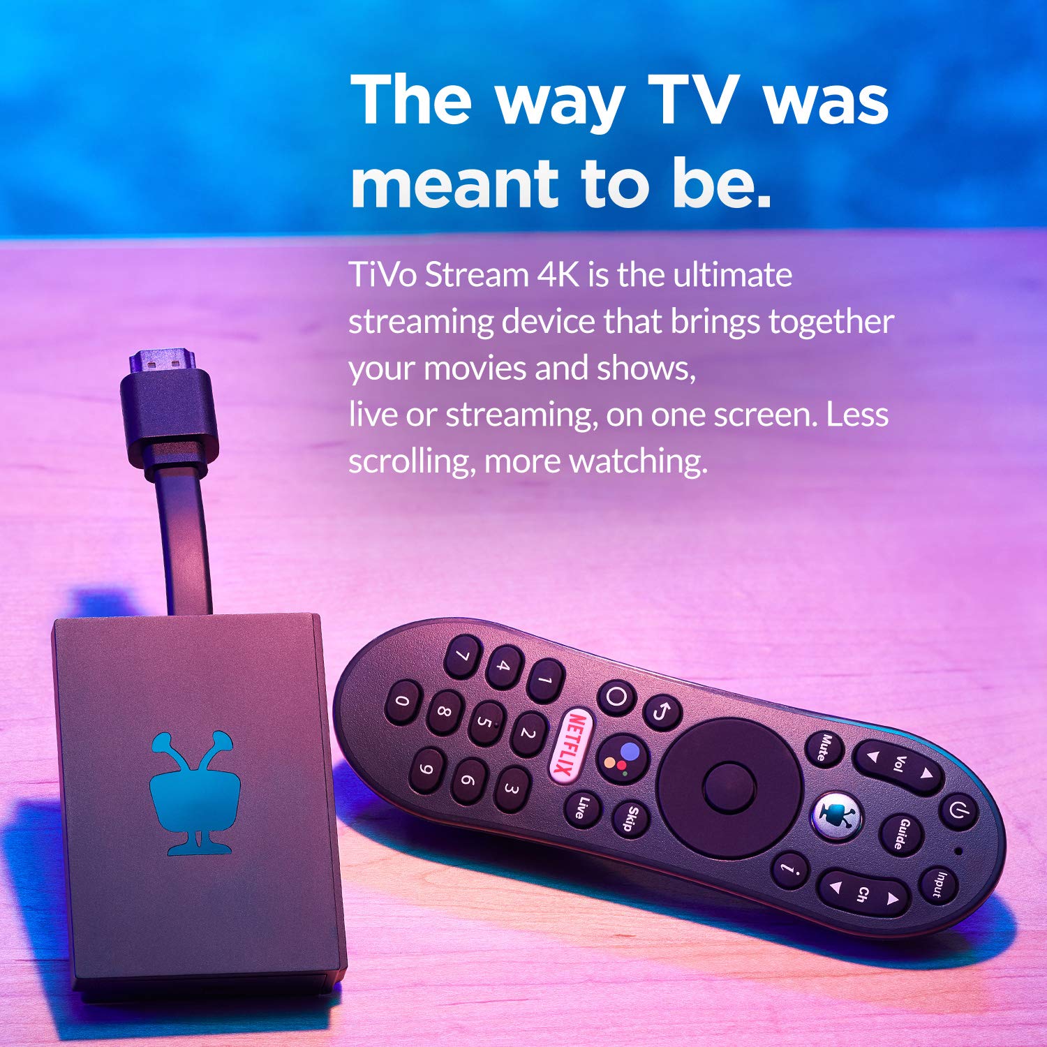 Tivo Stream 4K - Every Streaming App And Live Tv On One Screen - 4K Uhd, Dolby Vision Hdr And Dolby Atmos Sound - Powered By And