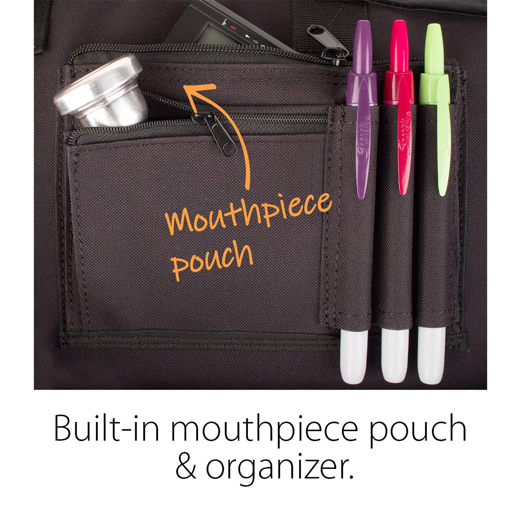 Pro Tec Gig Explorer Series Tenor Trombone Bag With Sheet Music Pocket (C239X) Black