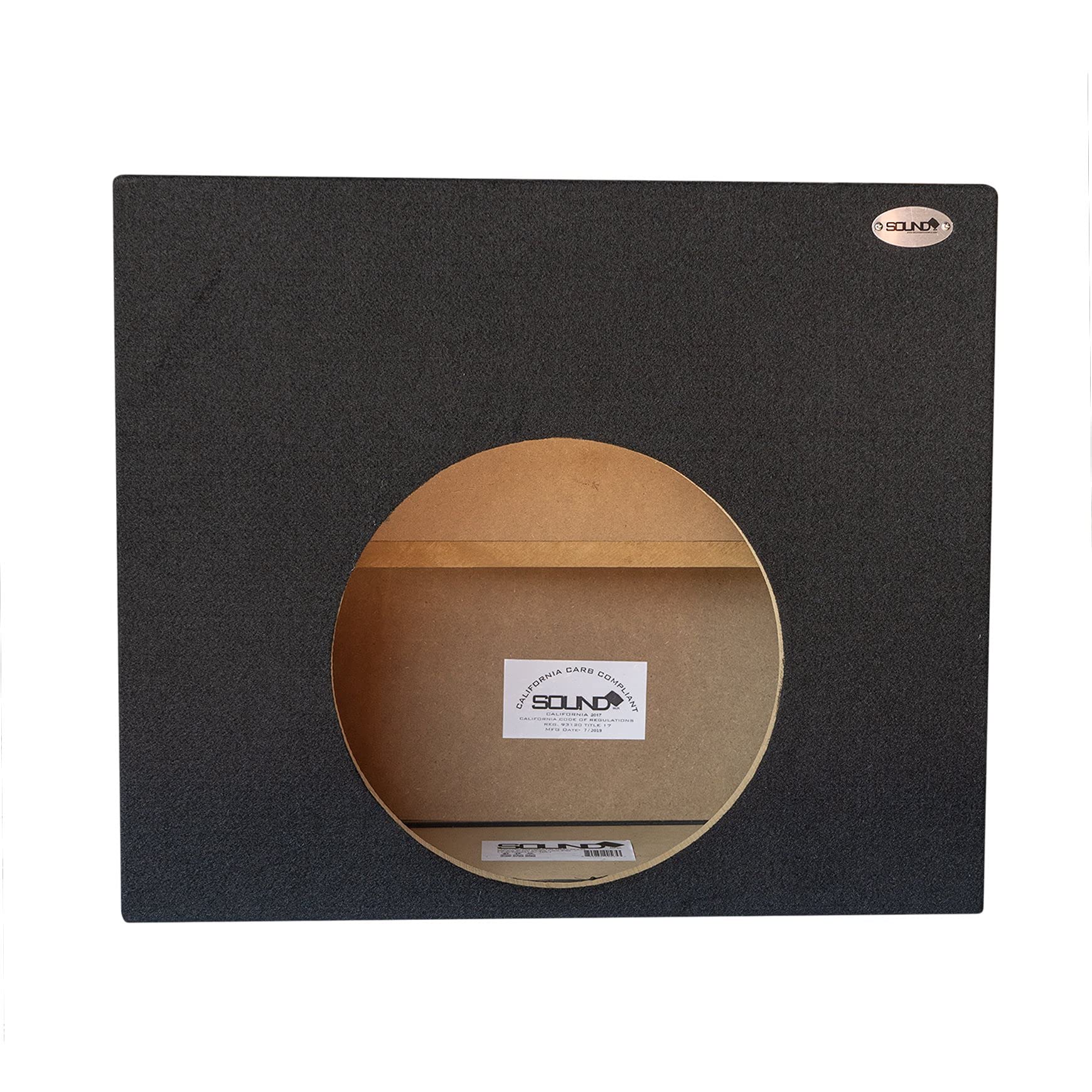 Soundbox Corvette C5 Z06 1997 2004 Single 12'' Subwoofer Enclosure Sub Box