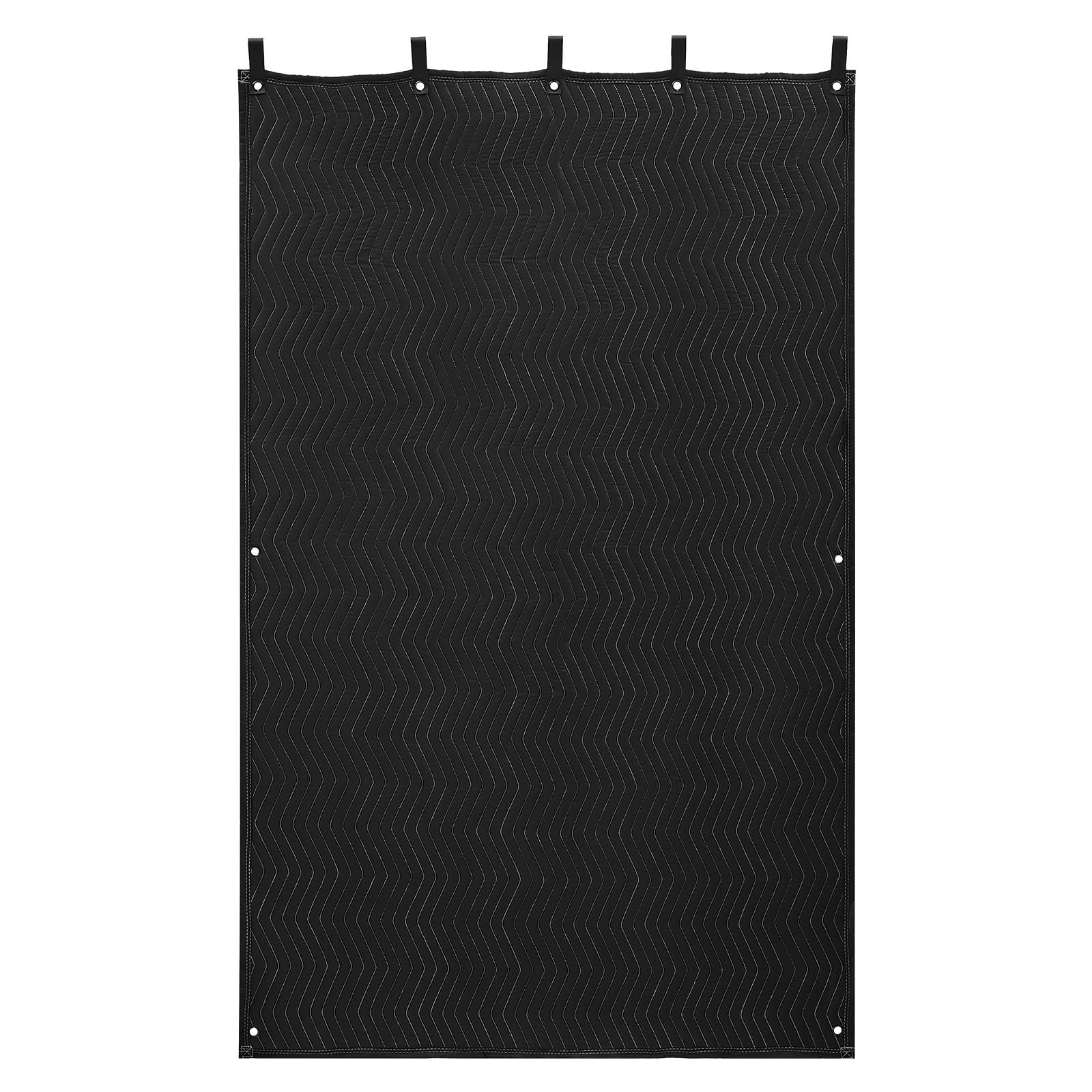 VEVOR Sound Dampening Blankets, Soundproof Curtains with 80 x 48 in, Soundproof Blanket with Grommets, Studio Grommeted Blanket,