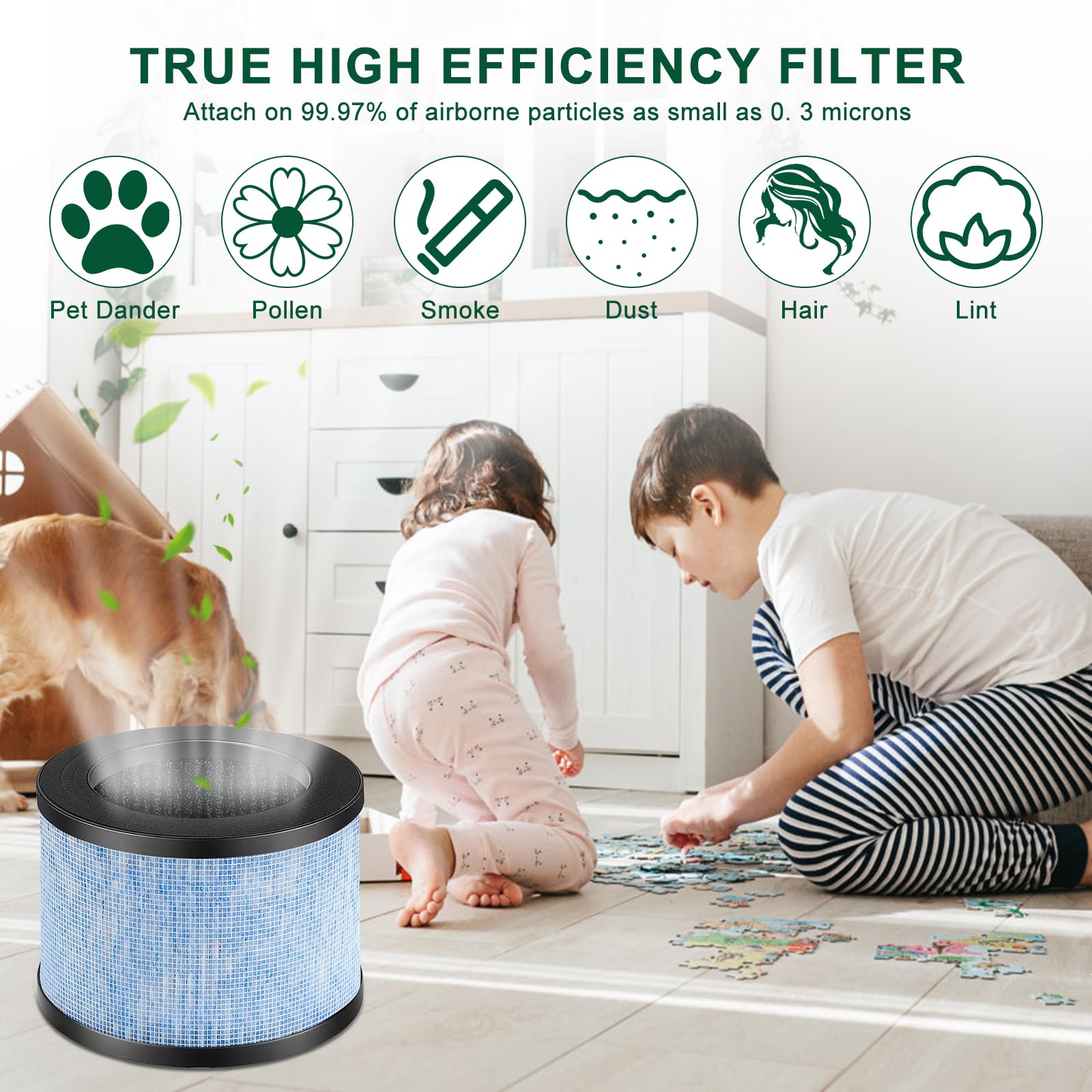 Katerelis 4 Pack Mk01 Mk06 Tz K1 Replacement Filter Compatible With Aroeve Mk01 Mk06 Mg01Jh, Tolife Tz K1 And Kloudi Dh Jh01, Po