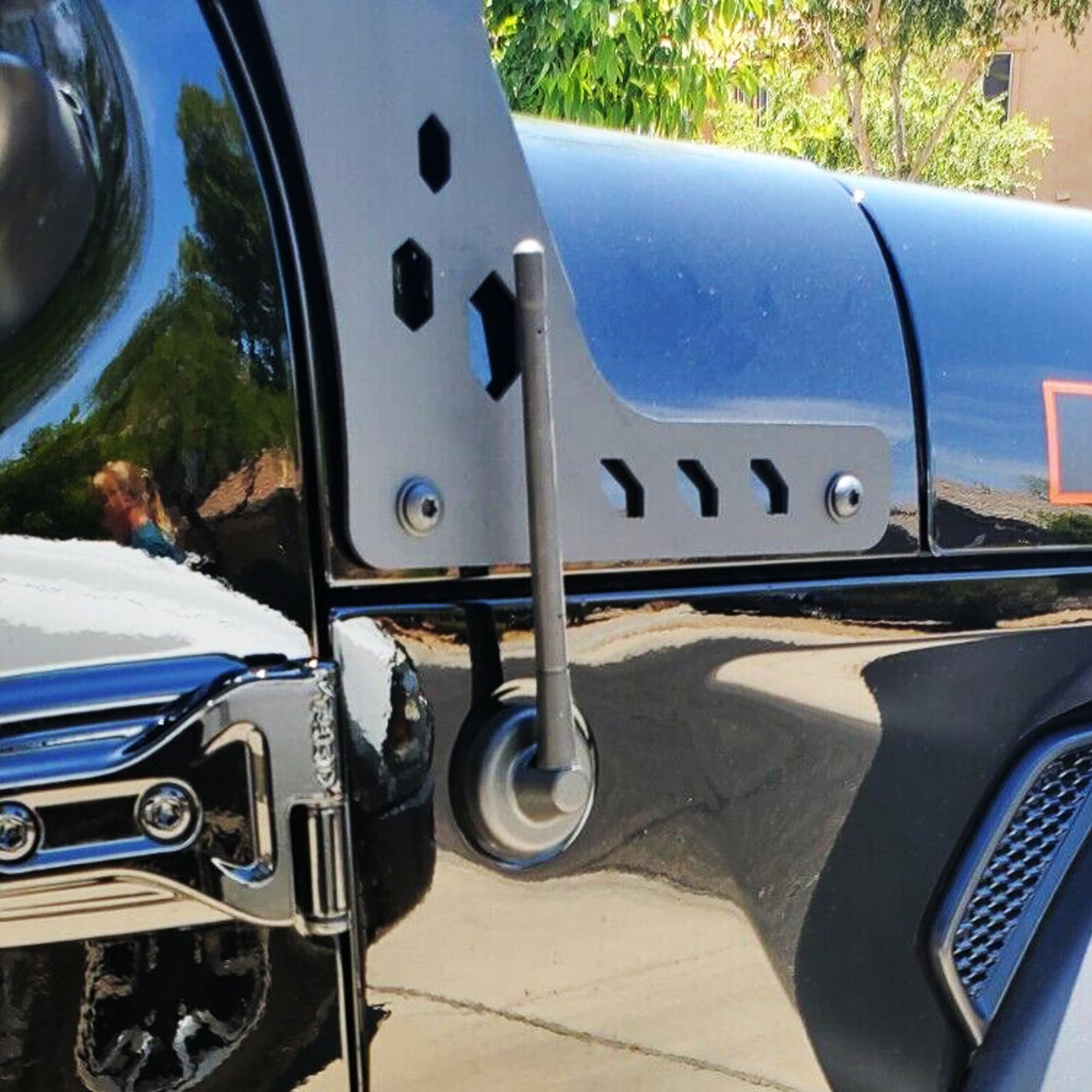 Ksaauto 9 Inch Antenna For Jeep Gladiator Mojave Willys 2007 2024, Jeep Wrangler Gladiator Accessories, Short Jeep Wrangler Jl J