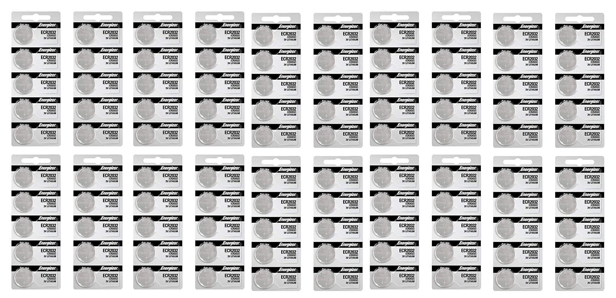 Energizer Cr2032 Batteries, 3V Lithium Coin Cell 2032 Watch Battery   100 Count