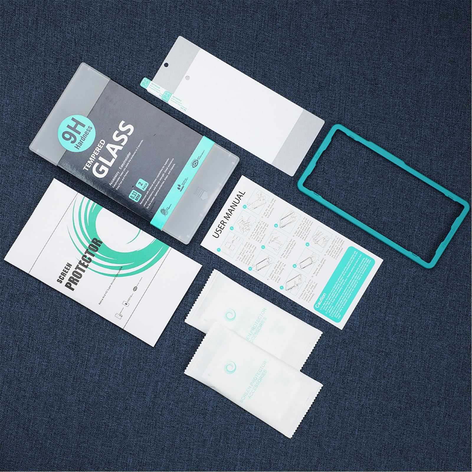 Ibywind Screen Protector For Google Pixel 6[2 Pack],9H Hardness Tempered Glass,Easy To Install,Bubble Free