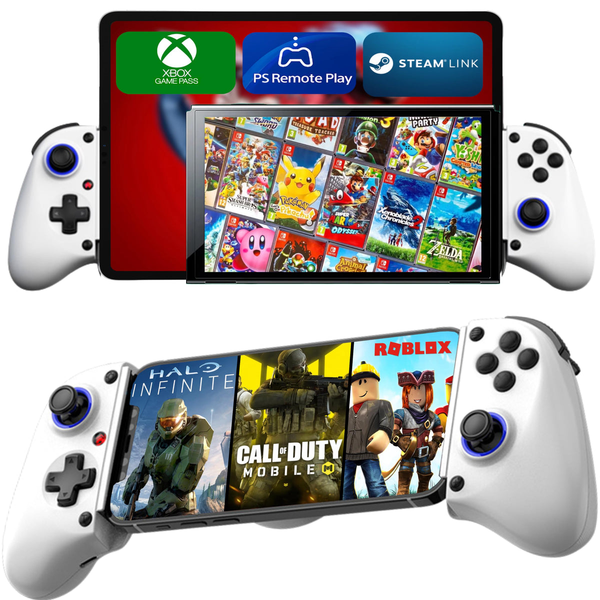 Majestech [Hot New D11 Phone Controller For Iphone/Android/Tablet/Ipad/Switch, Play Call Of Duty, Roblox, Xbox Cloud, Playstatio