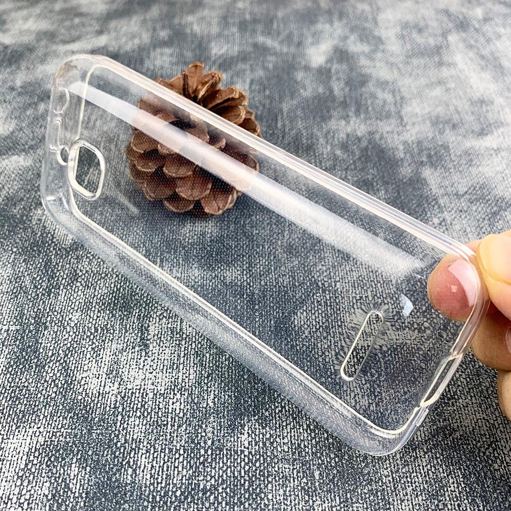 Ytaland For Nokia 6300 4G Case, Crystal Clear Soft Silicone Shockproof Tpu Transparent Bumper Protective Phone Case Cover For No