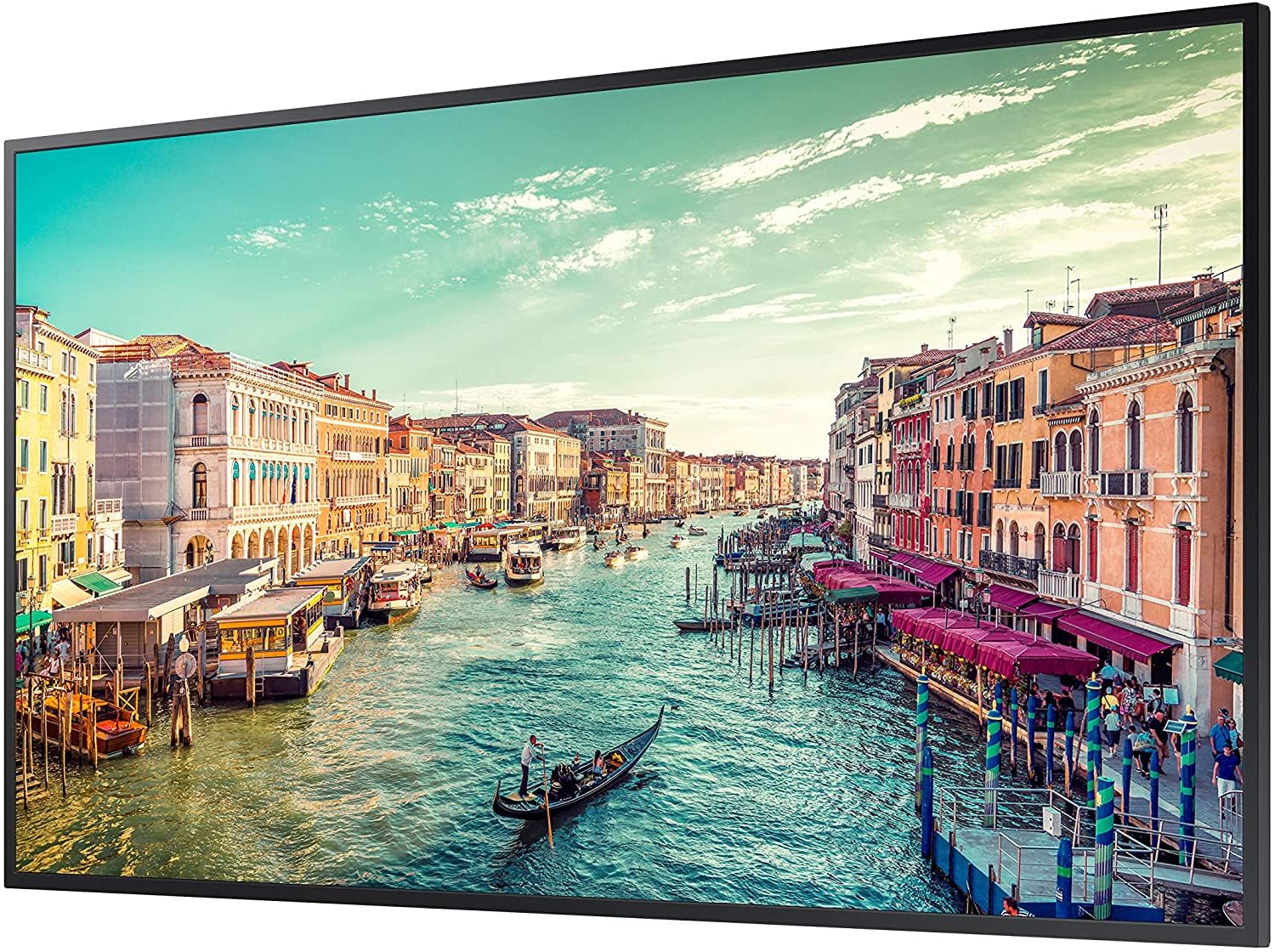 Samsung Business Qm75R 75 Inch 4K Uhd 3840X2160 24/7 Commercial Signage Led Display For Business, Hdmi, Wi-Fi, And 3-Year Wrnty,