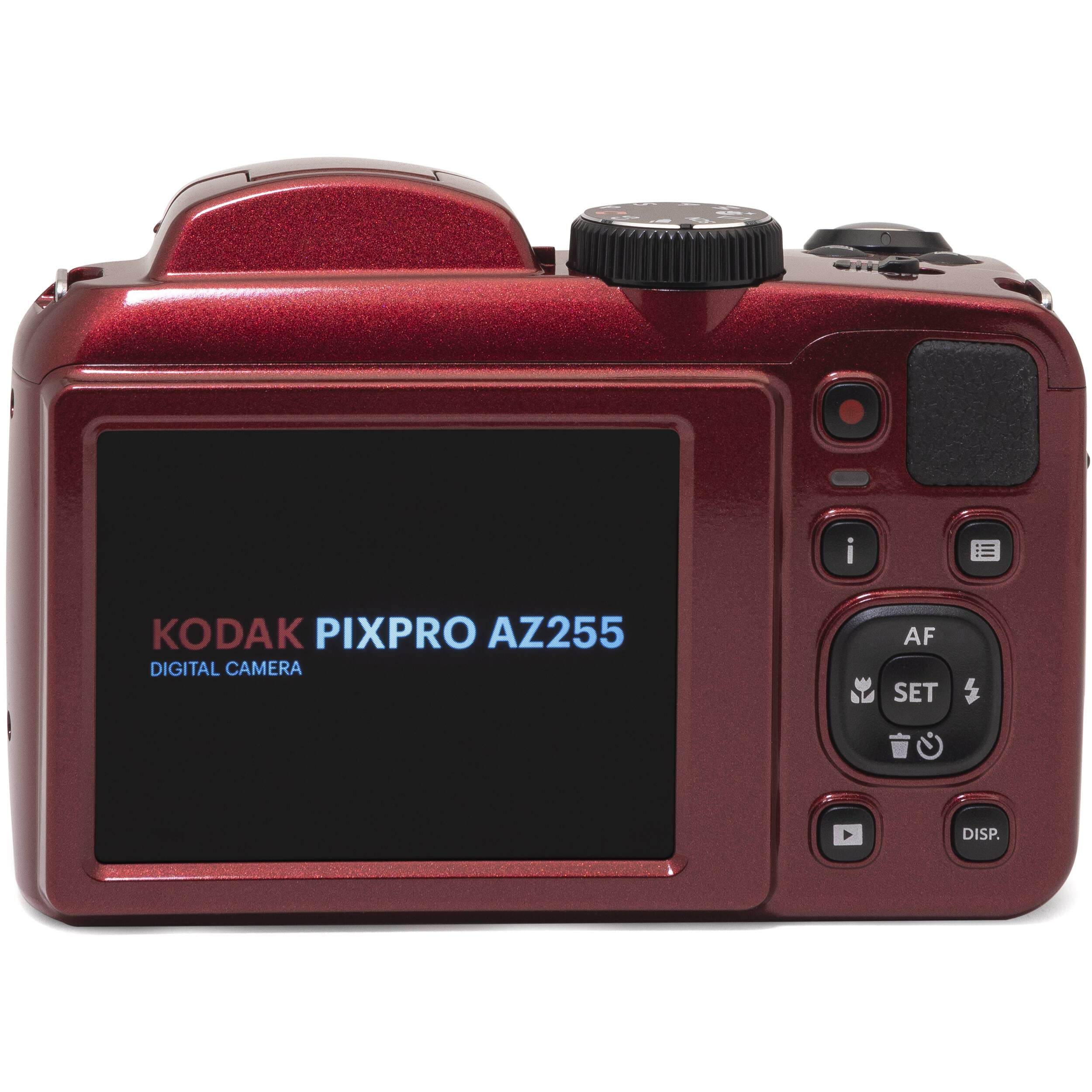 Kodak Pixpro Az255 25X Optical Zoom 16Mp Digital Camera (Red)+ Sandisk 32Gb Memory Card (2) + Digital Camera/Video Case
