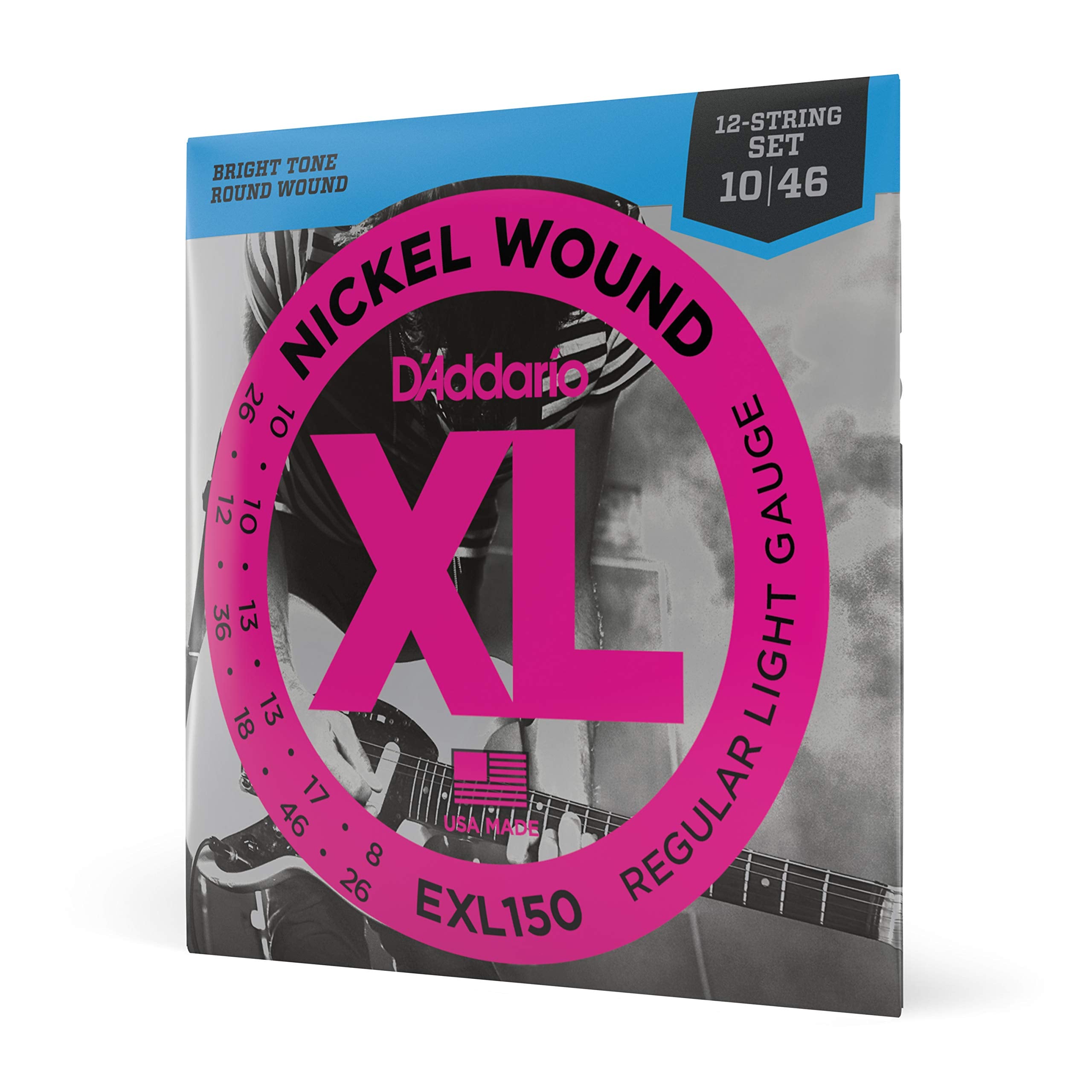 Daddario Guitar Strings   Xl Nickel Electric Guitar Strings   Exl150   Perfect Intonation, Consistent Feel, Reliable Durability 