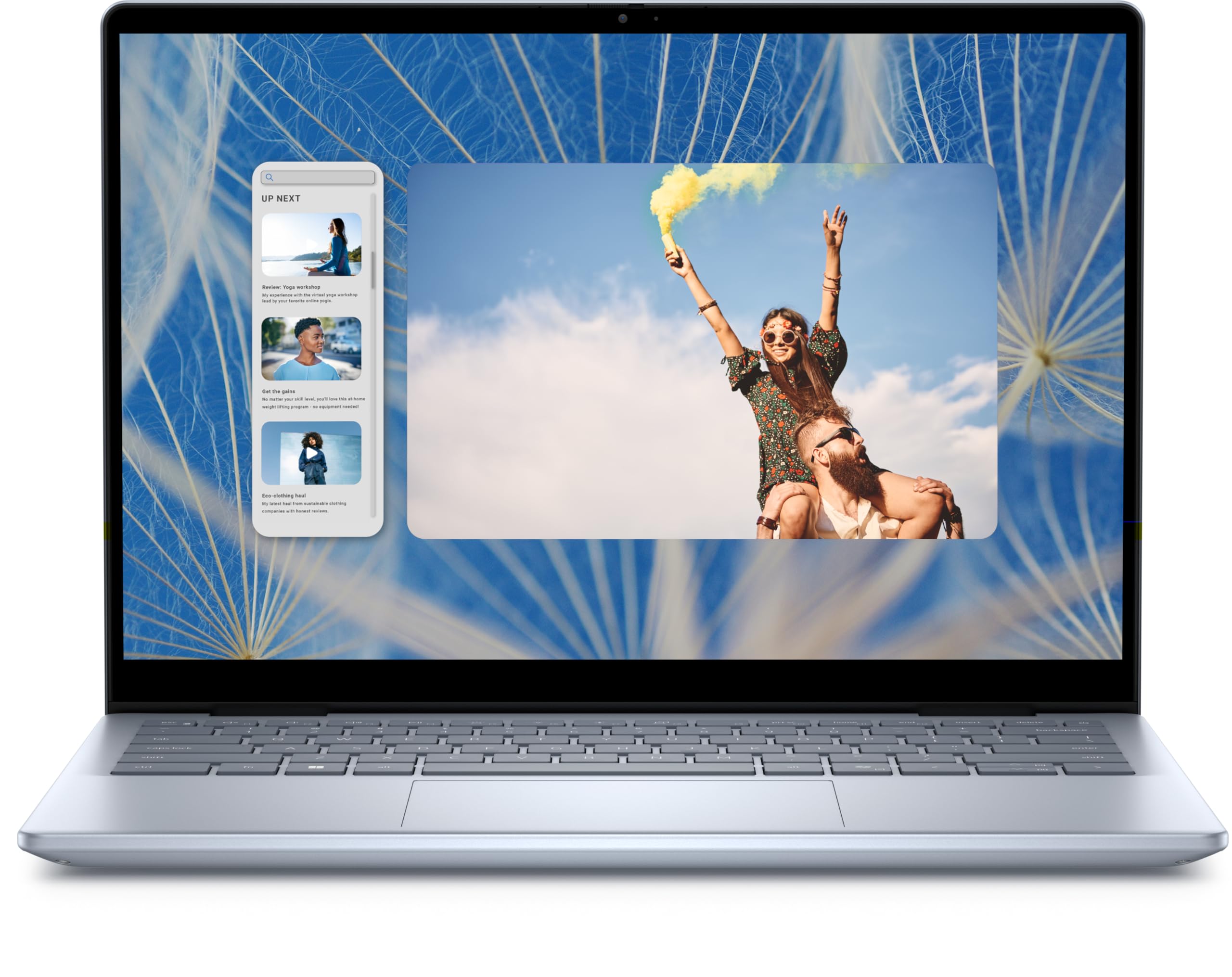 Dell Inspiron 14 2-in-1 Touchscreen Laptop - 14 FHD+ Display  Office Lifetime License  Windows 11 Pro  Intel Core 5 120U  Backli