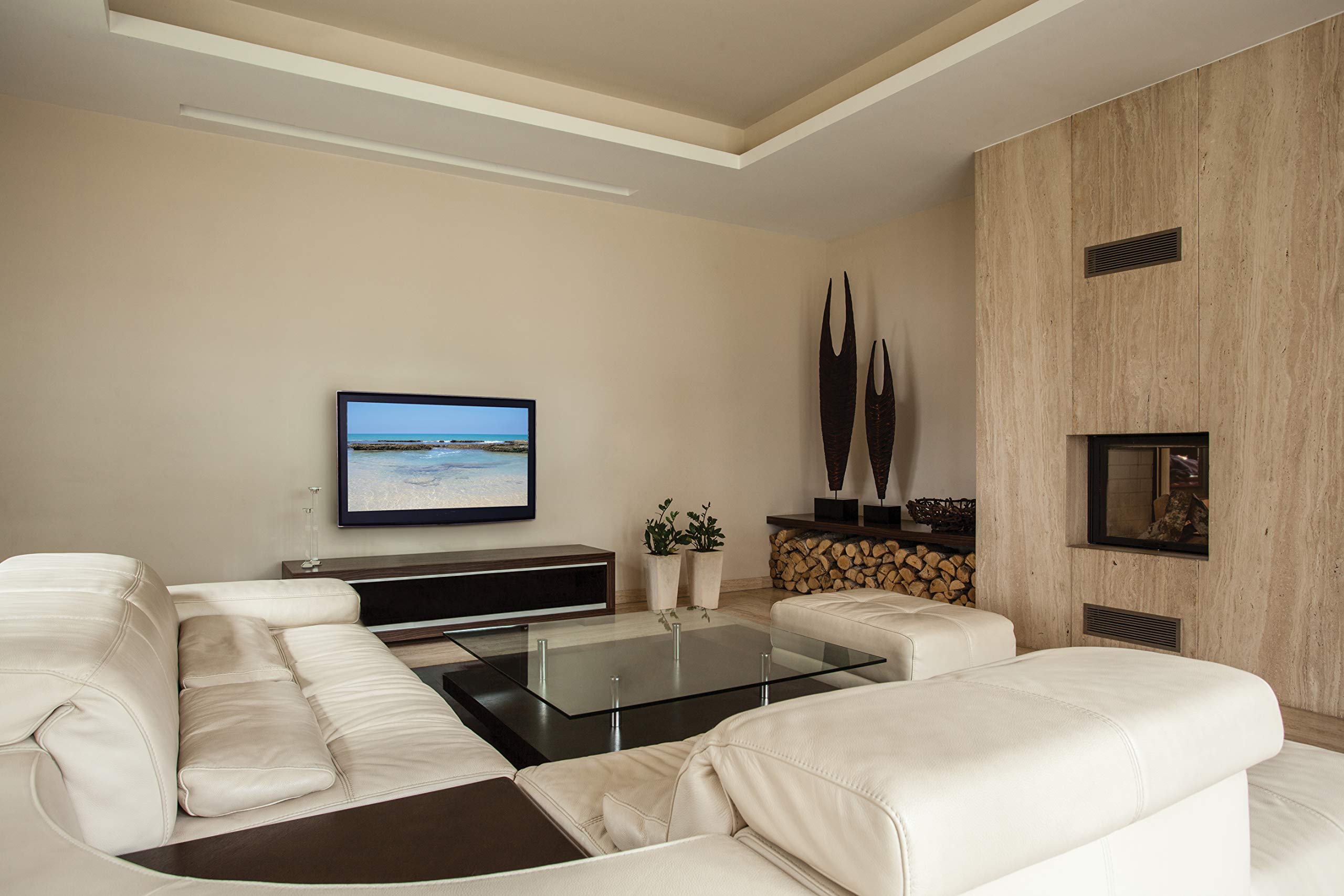 Peerless Pf650 39   75 Inches Universal Flat Wall Mount, Black